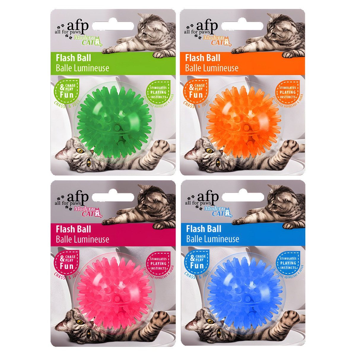 all for paws Tier-Intelligenzspielzeug Katzenspielzeug Modern Cat Flash Bal günstig online kaufen