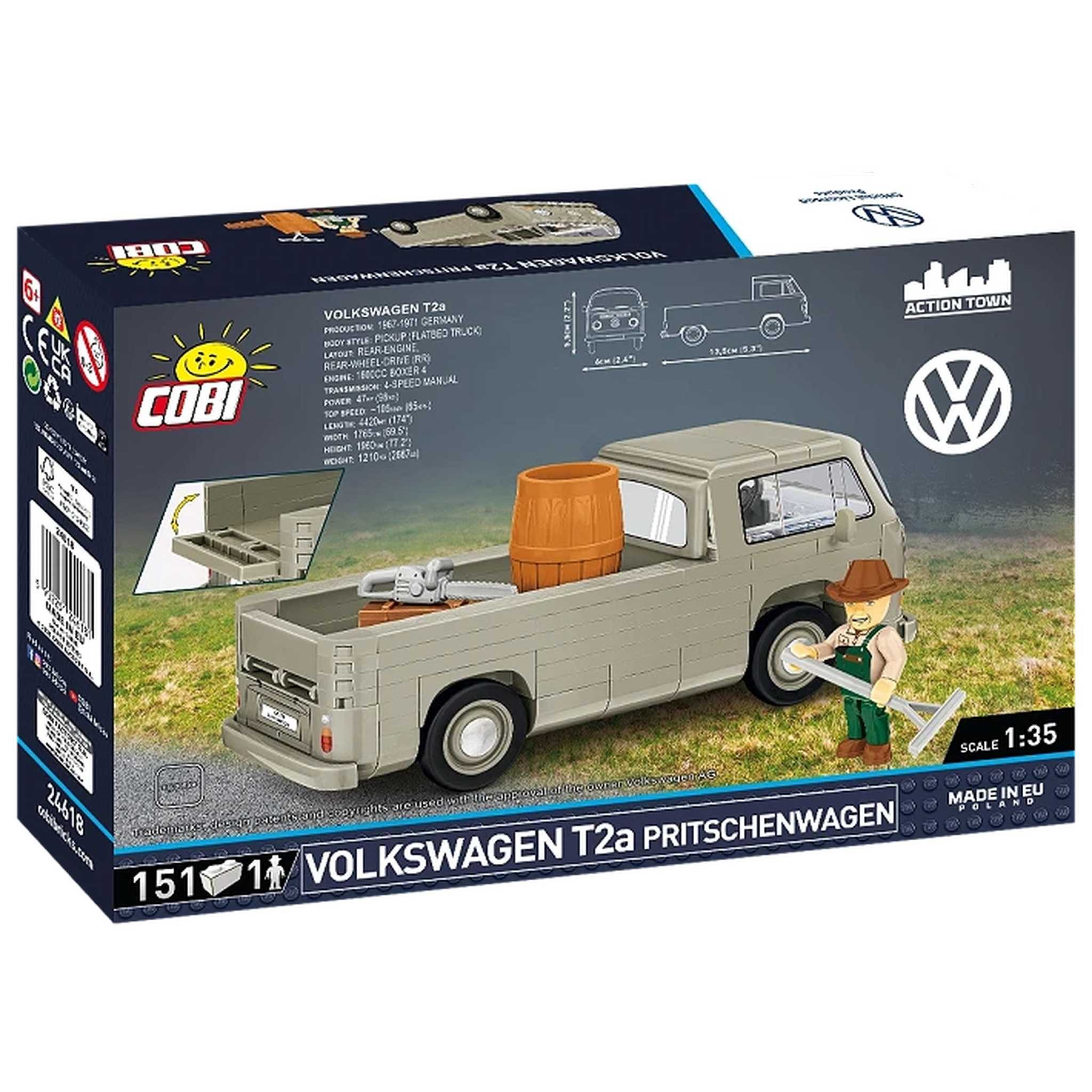COBI CB-24618 - VW T2a Pritschenwagen (Cobi) Spielbausteine