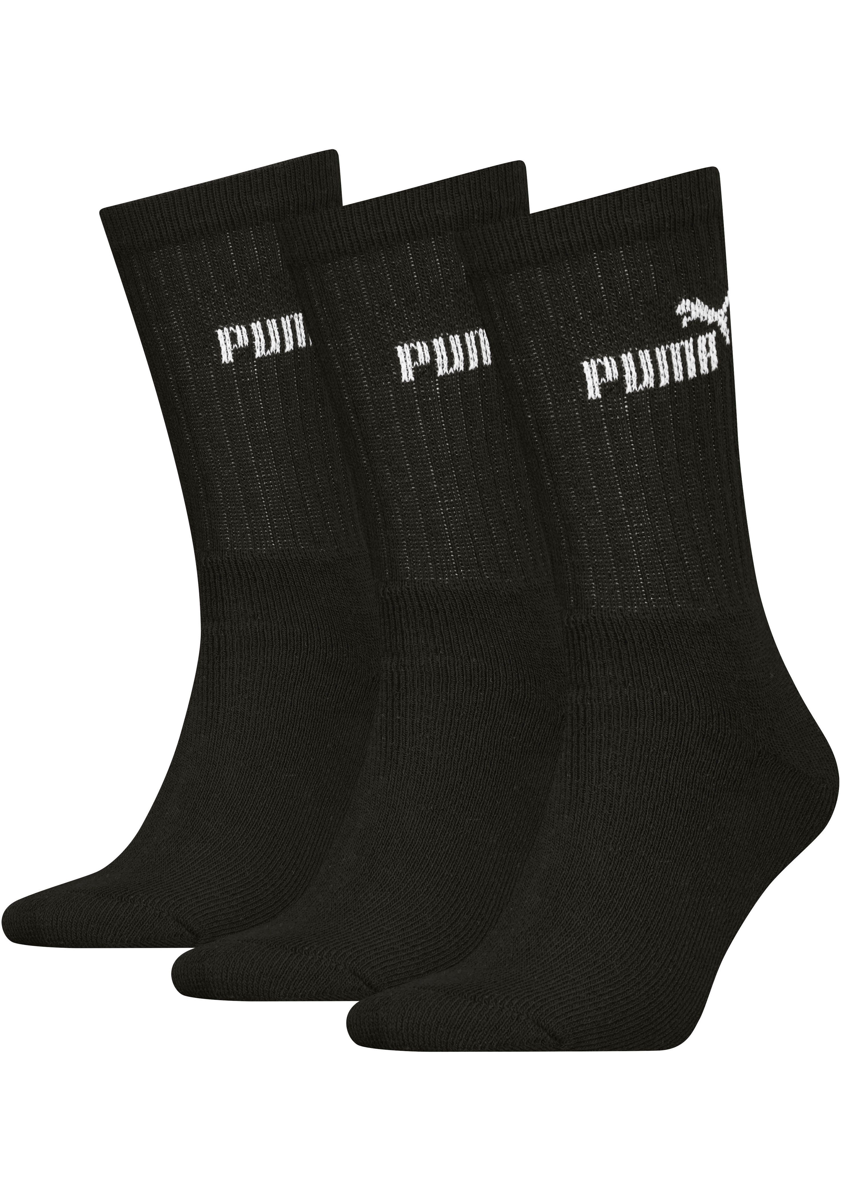 PUMA Freizeitsocken (3-Paar) Atmungsaktiv, feuchtigkeitsregulierend, Stretc günstig online kaufen
