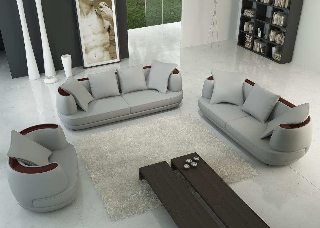 Sofa Klassische in Europe Luxus JVmoebel Made Couch Neu, Sofagarnitur Leder Polster Design