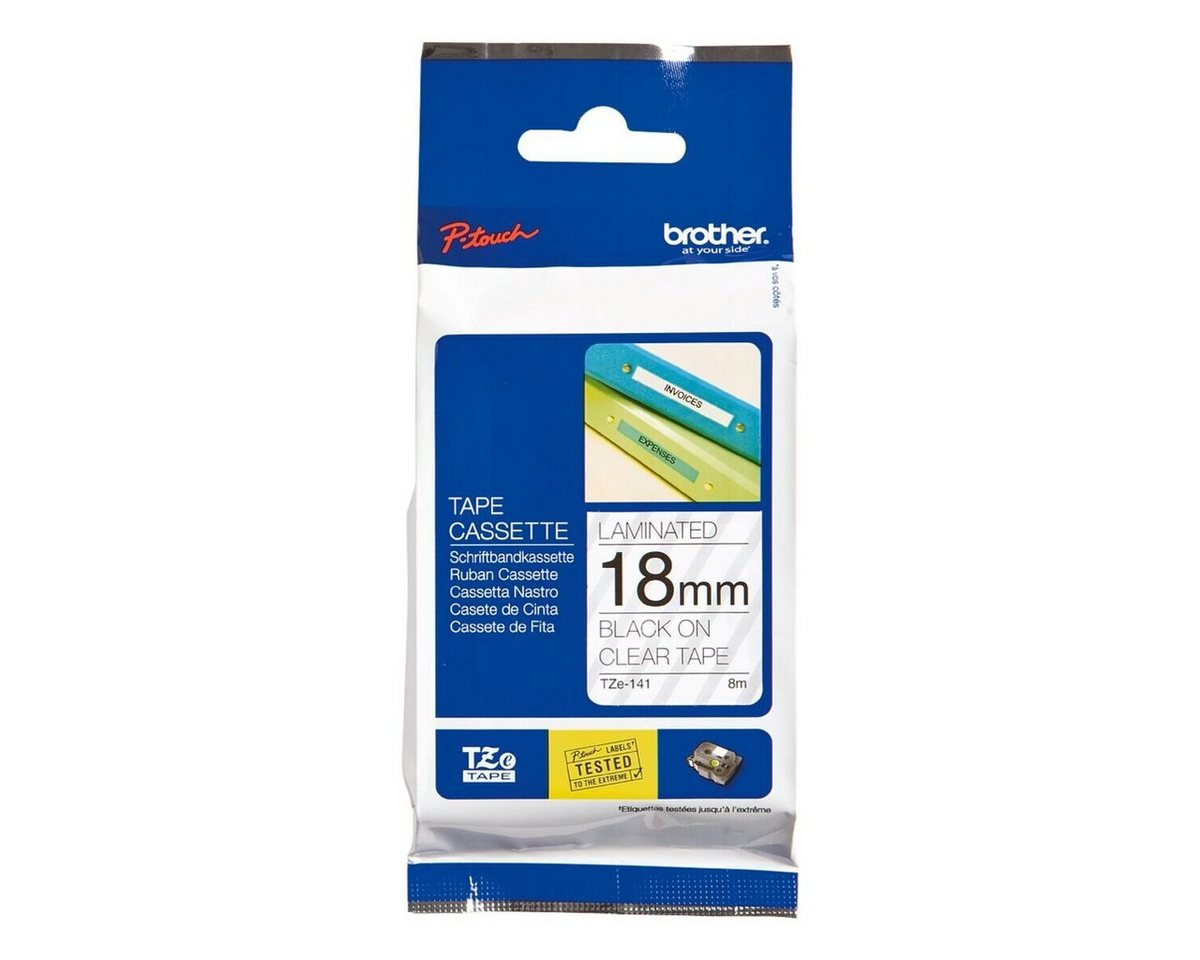 Thumbnail - Brother Beschriftungsband TZe, 18 mm x 8 m, 18,00 mm x 8,00 m, laminiert