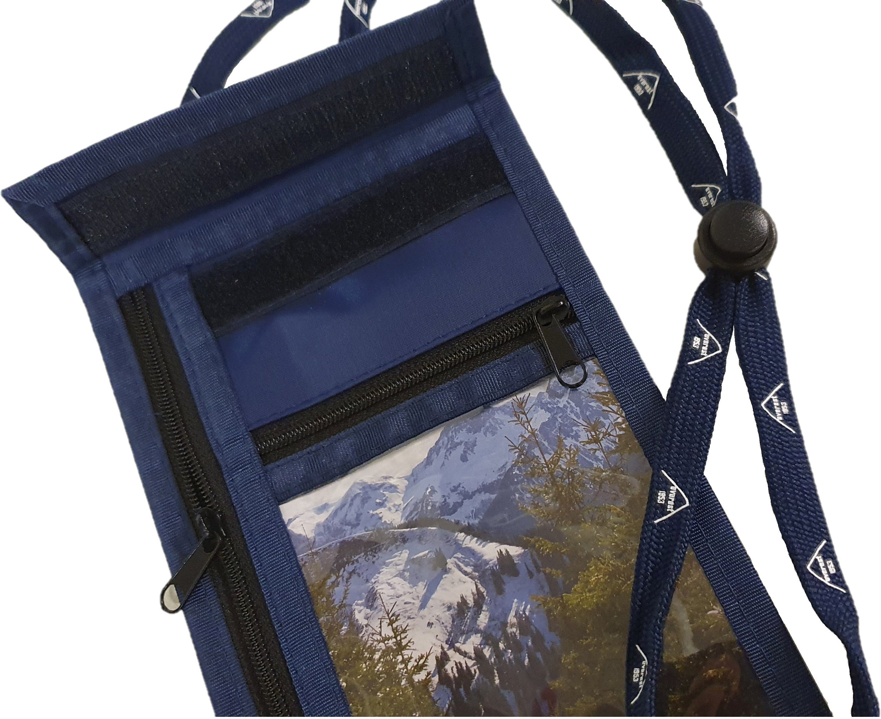 everest 1953 Brustbeutel everest1953 RV Brustbeutel Sichtfenster Brustsafe Brusttasche Outdoor, Faltbarer brustbeutel – Bild 3 von 5