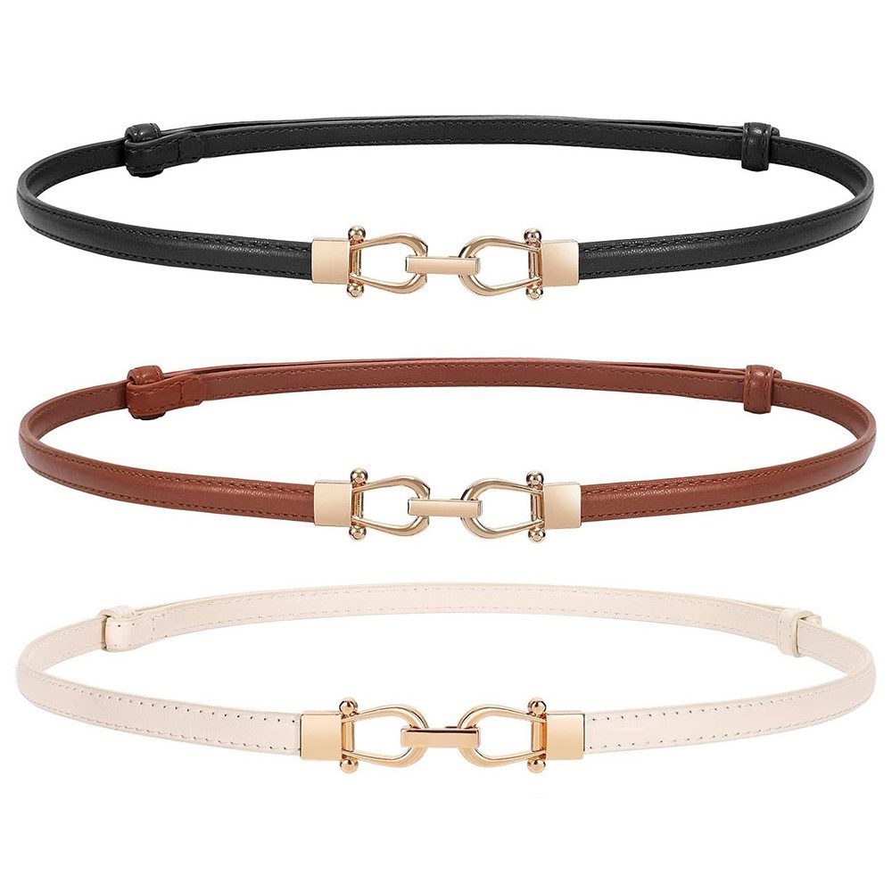 Coonoor Hüftgürtel Damen Gürtel Dehnbar Retro Haken Gürtel Jeansgürtel günstig online kaufen