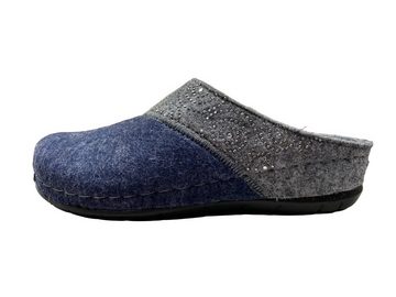 Rohde Rohde Damen Pantoffel 6031-55 Jeans blau Hausschuh