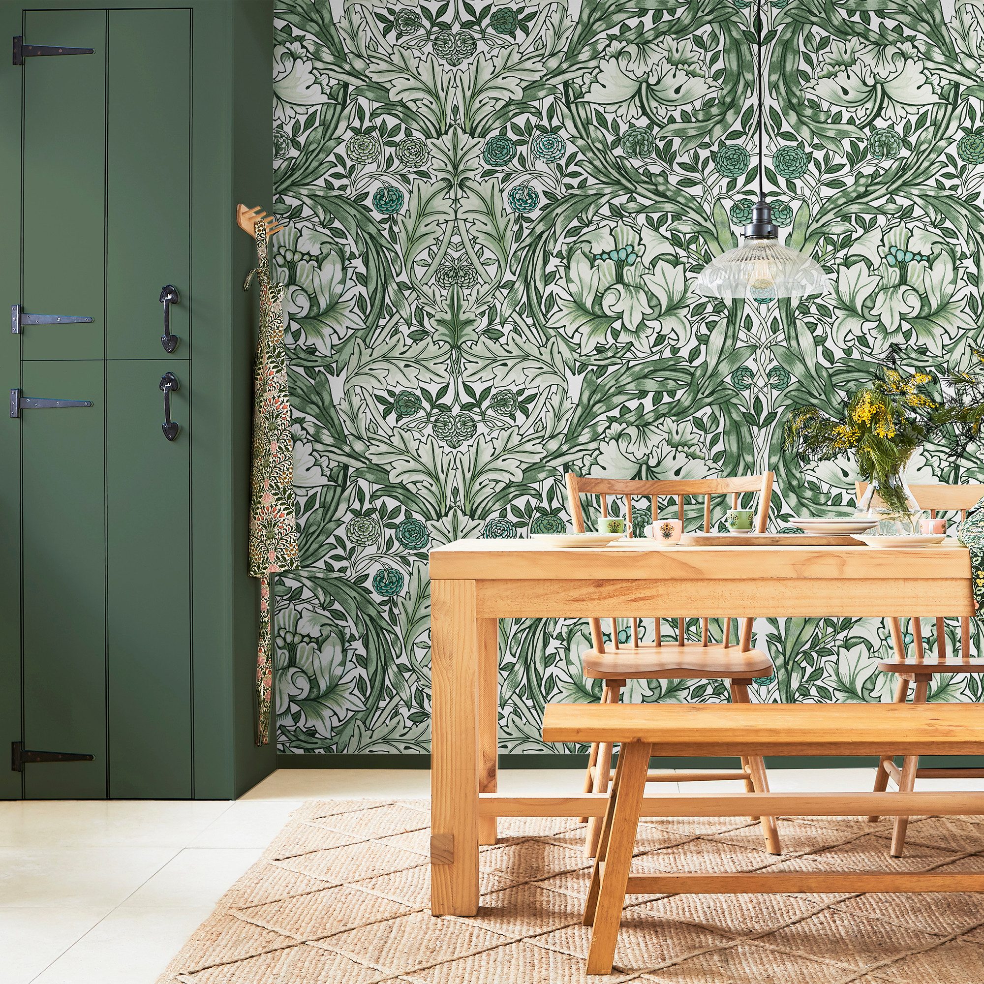 WILLIAM MORRIS AT HOME Vliestapete African Marigold, glatt, Retro, (1 St), 10mx52cm (ca. 5m2)
