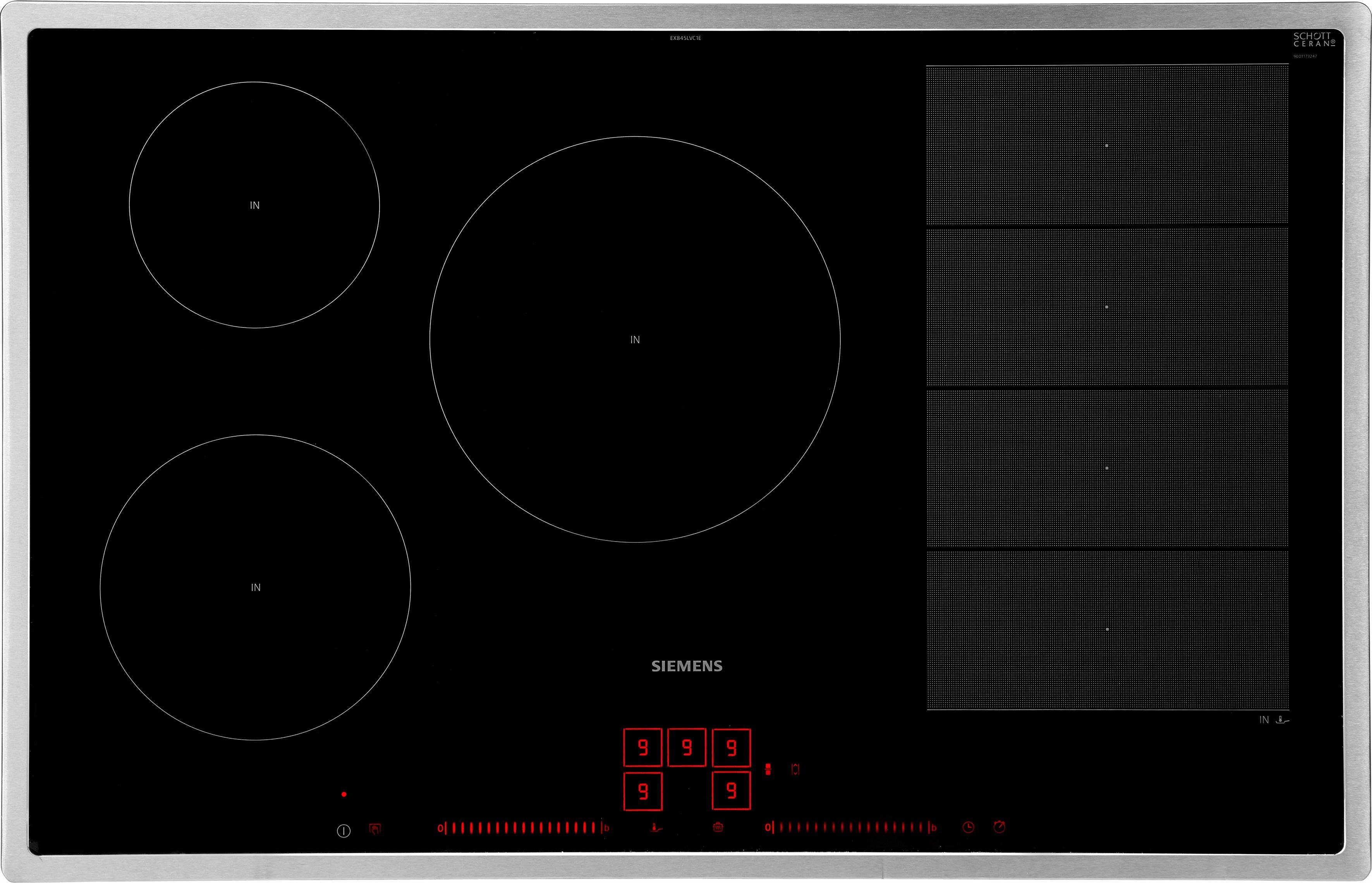 Plus Flex-Induktions-Kochfeld EX845LVC1E, mit von SCHOTT SIEMENS powerMove CERAN®