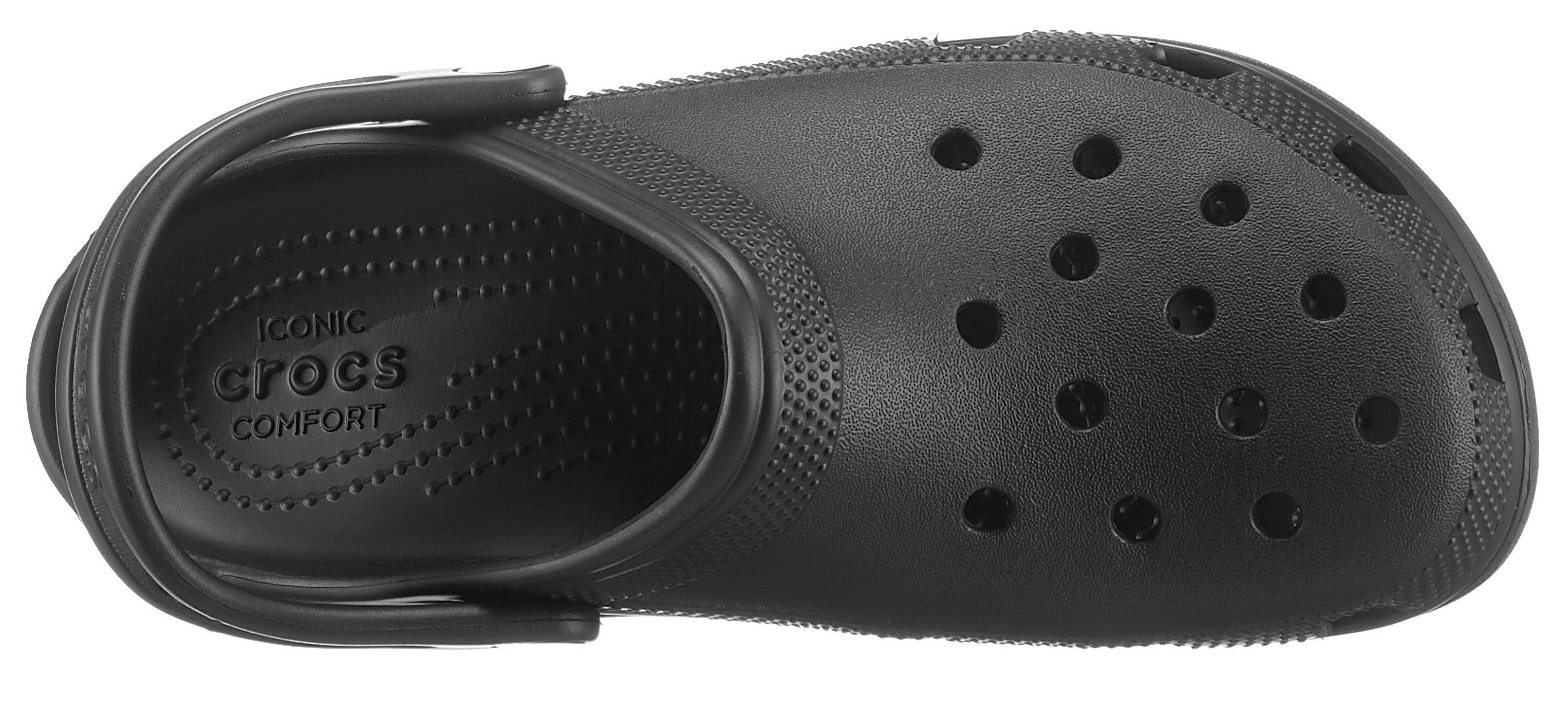 Crocs Classic Platform Clog W Clog schwarz mit trendiger Plateausohle