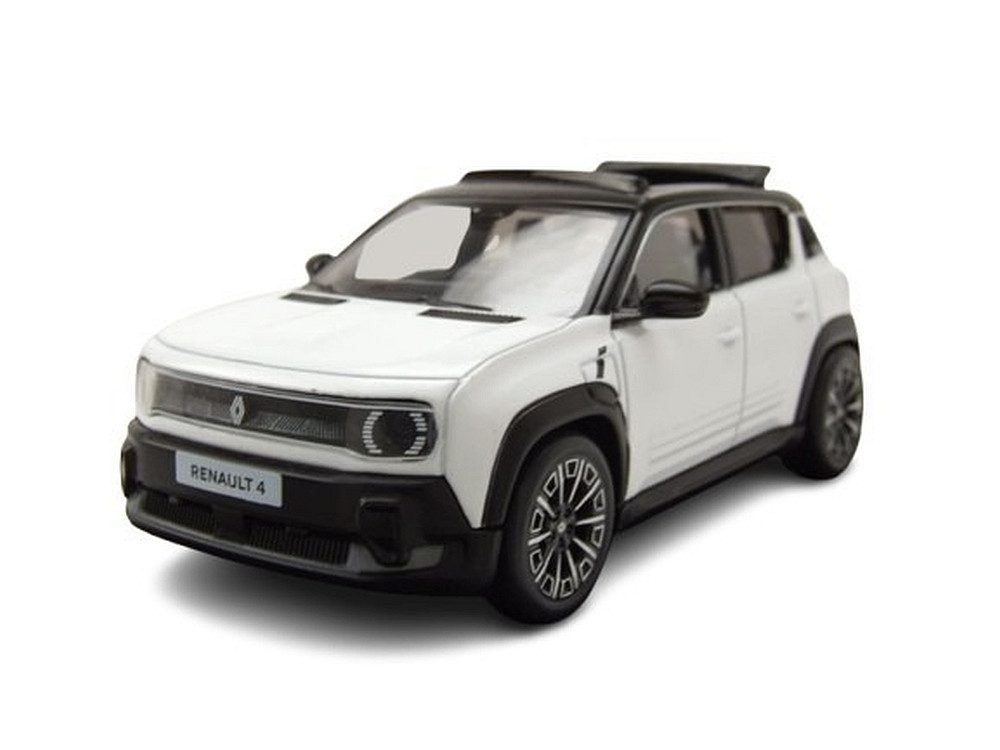Norev Modellauto Renault 4 E-Tech Elektrisch 2025 weiß, Maßstab 1:43