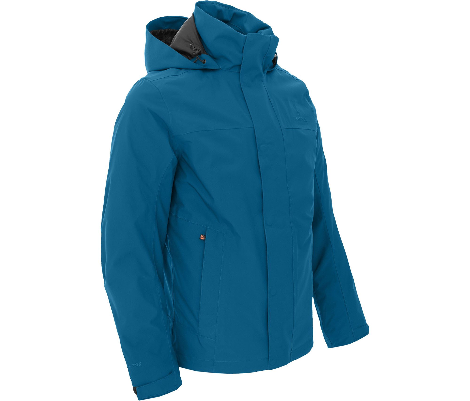 Bergson Regenjacke KAJAANI 3in1 Doppeljacke Herren Regenjacke, wasserdicht, mit Innen-Steppjacke, Normalgrößen, S