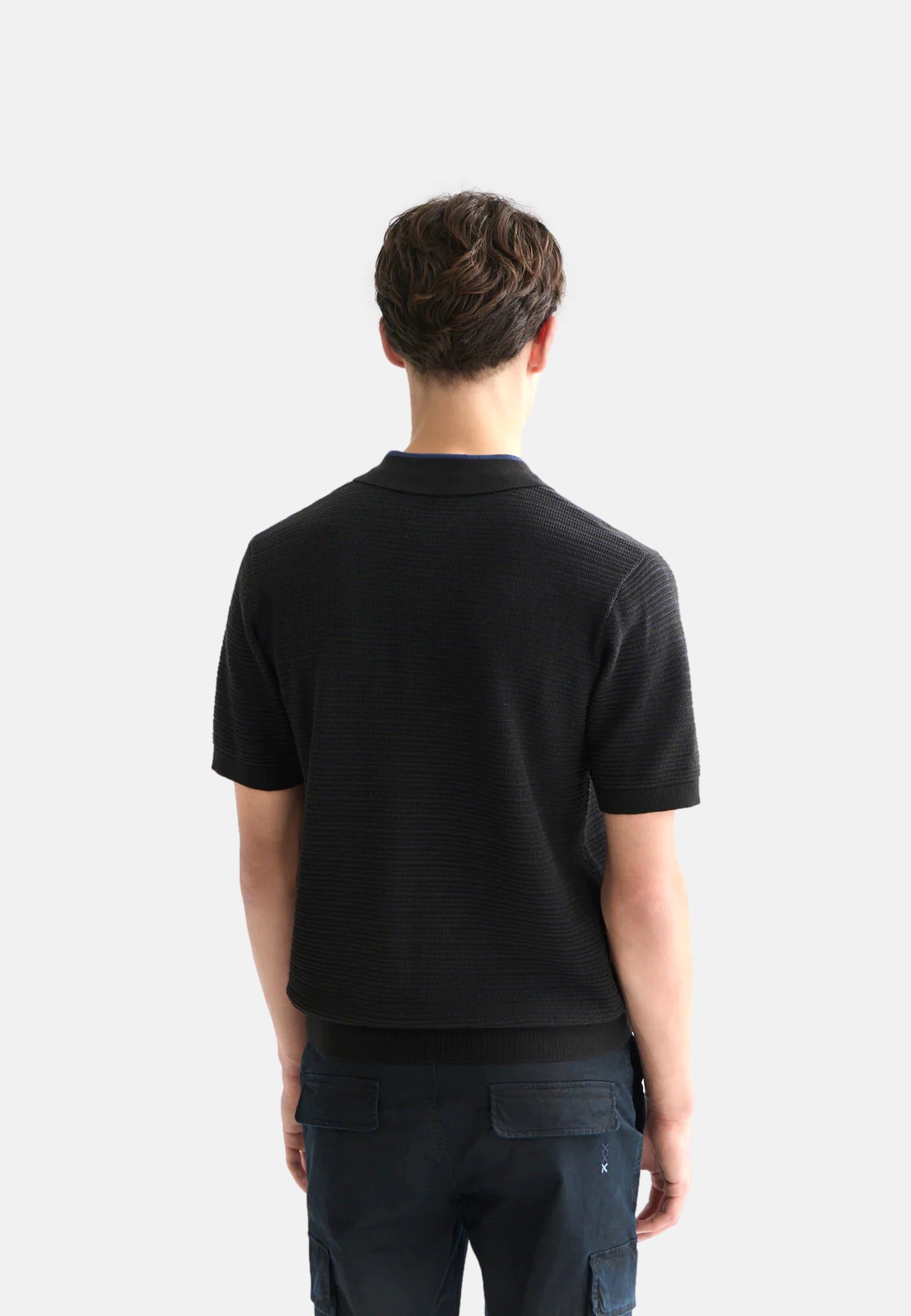 Scotch & Soda Poloshirt Poloshirt Kurzarmshirt mit Polokragen (1-tlg., 1)