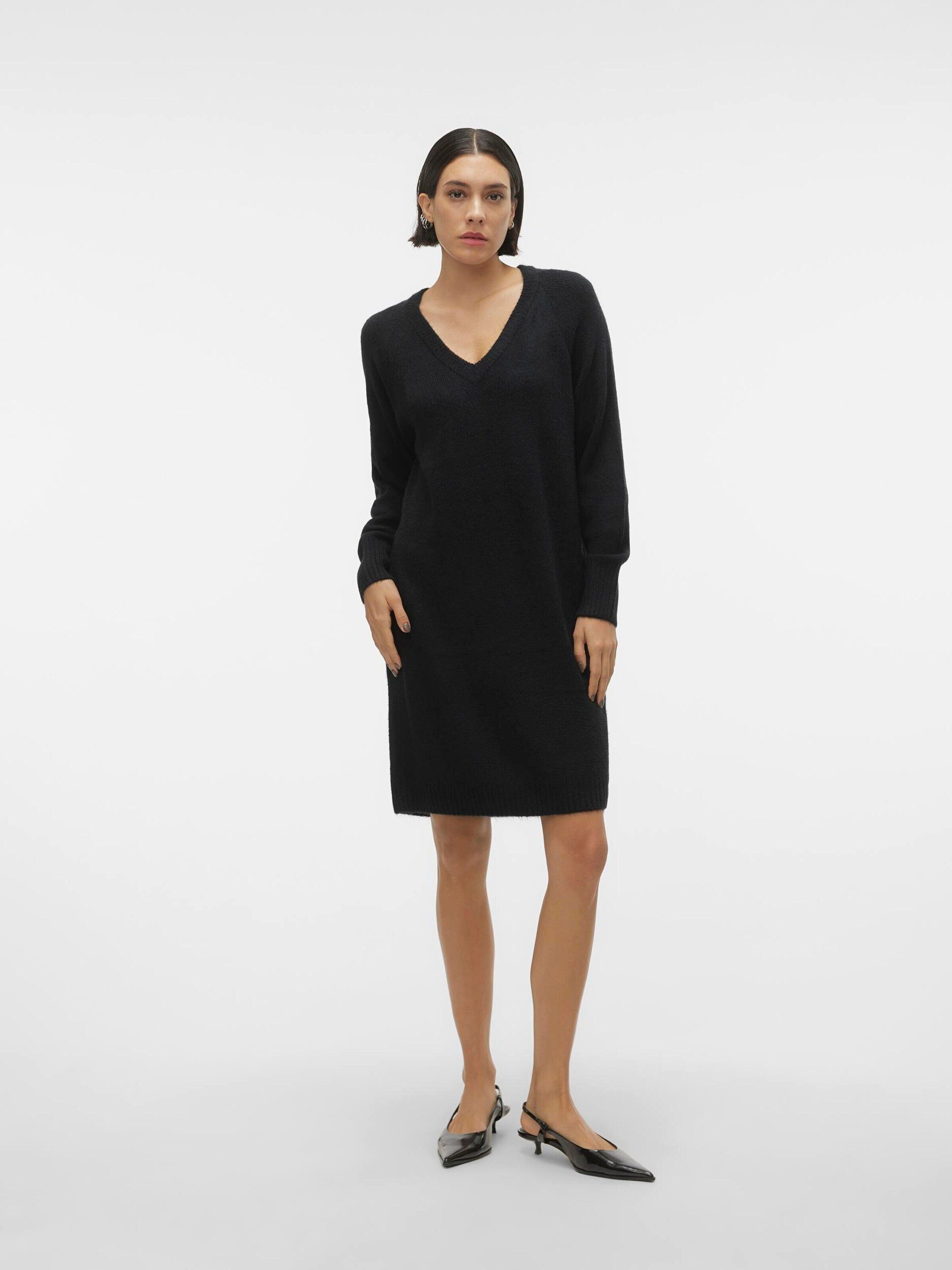 Vero Moda Strickkleid Ellylefile (1-tlg) Plain/ohne Details günstig online kaufen