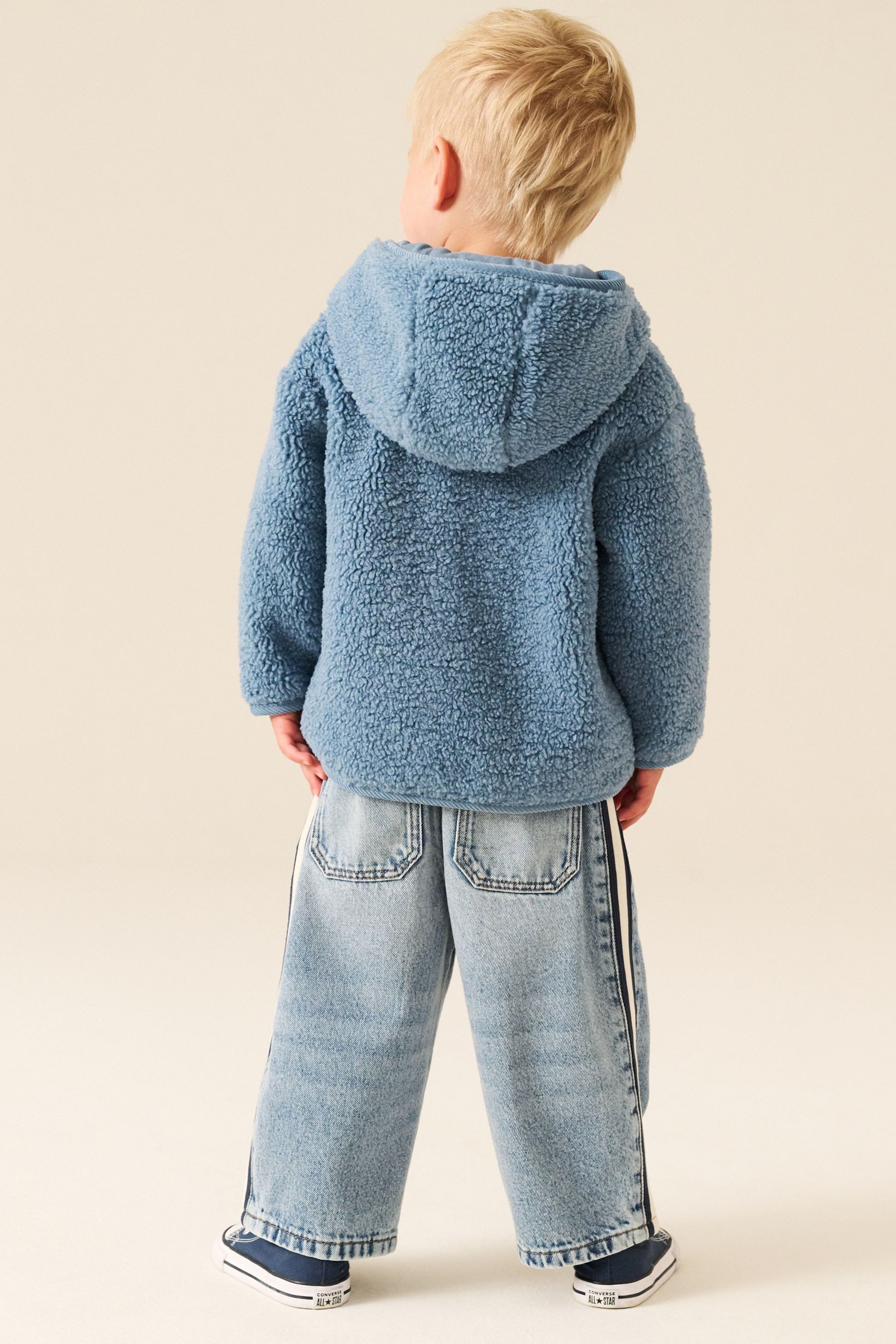 Next Kapuzenfleecejacke Fleecejacke mit Kapuze (1-St) – Bild 2 von 5