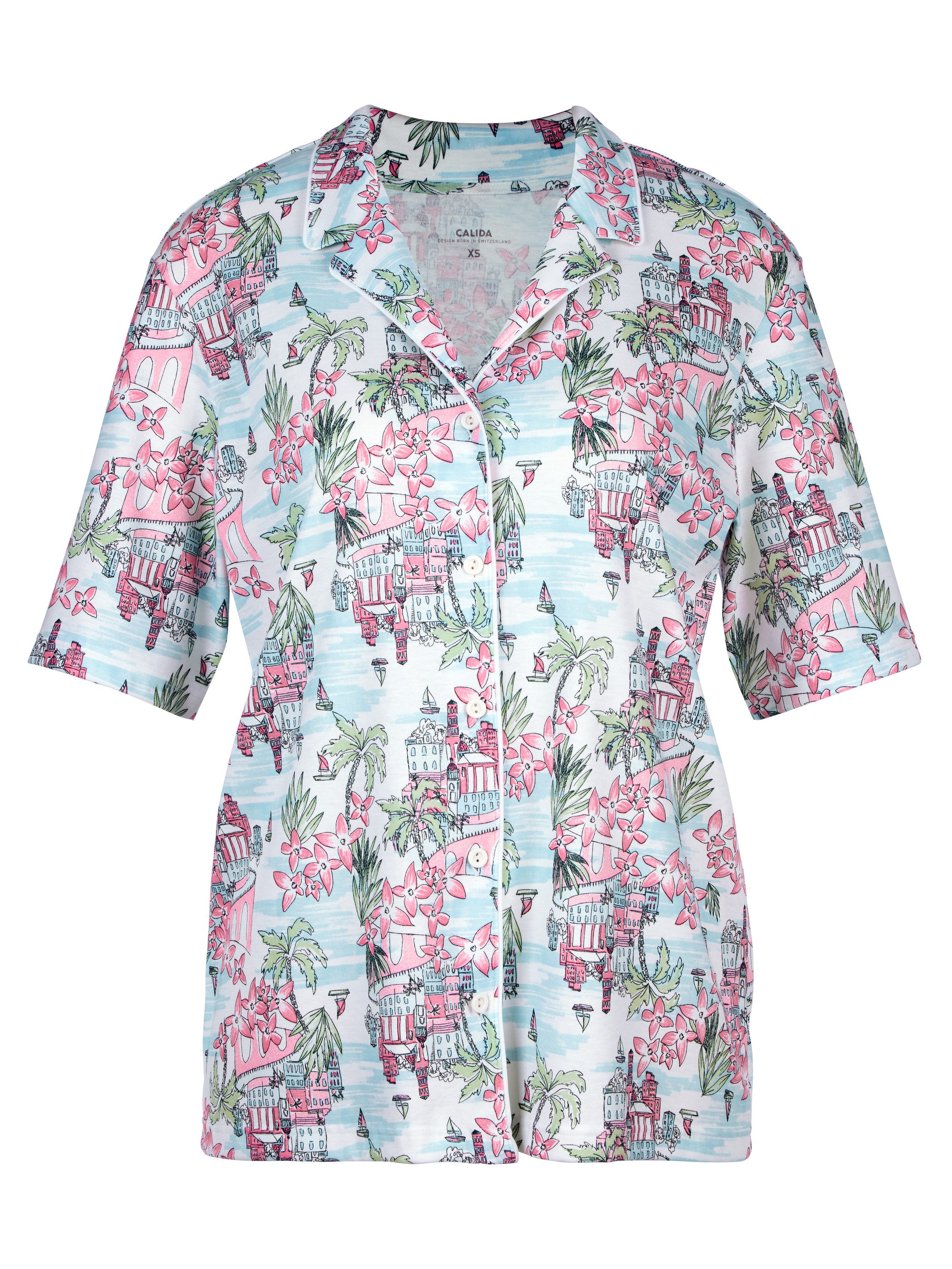 CALIDA Kurzarmshirt Amalfi Journey Damen (1-tlg) günstig online kaufen