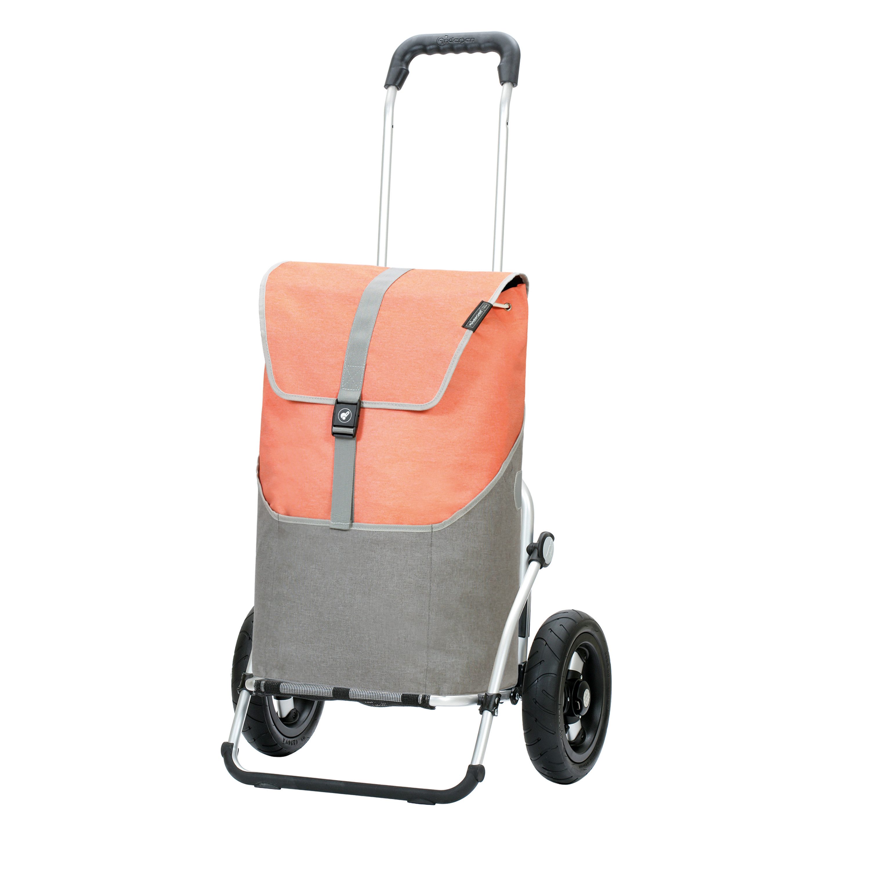 Andersen Einkaufstrolley Royal Shopper Vigo apricot, klappbare Ladefläche, belastbar bis 50kg, wasserabweisend