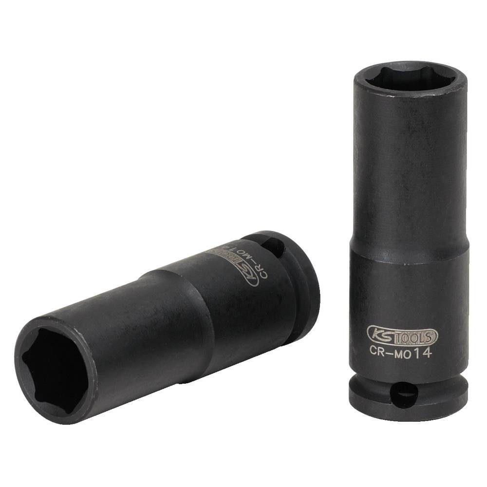 Steckschlüssel 3/8″ Sechskant-Kraft-Stecknuss, lang, 17mm