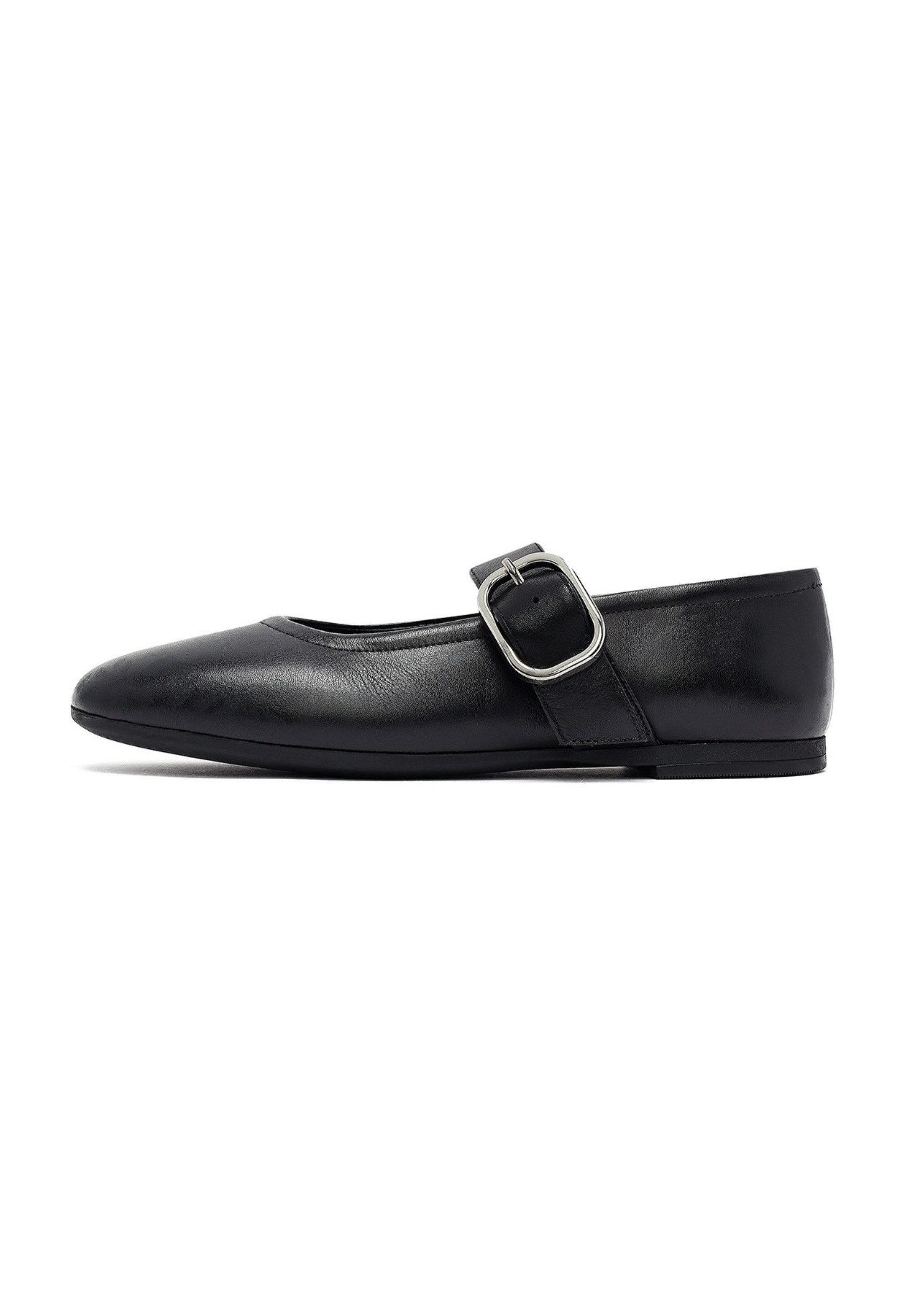 Derimod Ballerinas aus Leder Ballerina Lederfutter, TPU Sohle, Absatz 1 cm günstig online kaufen