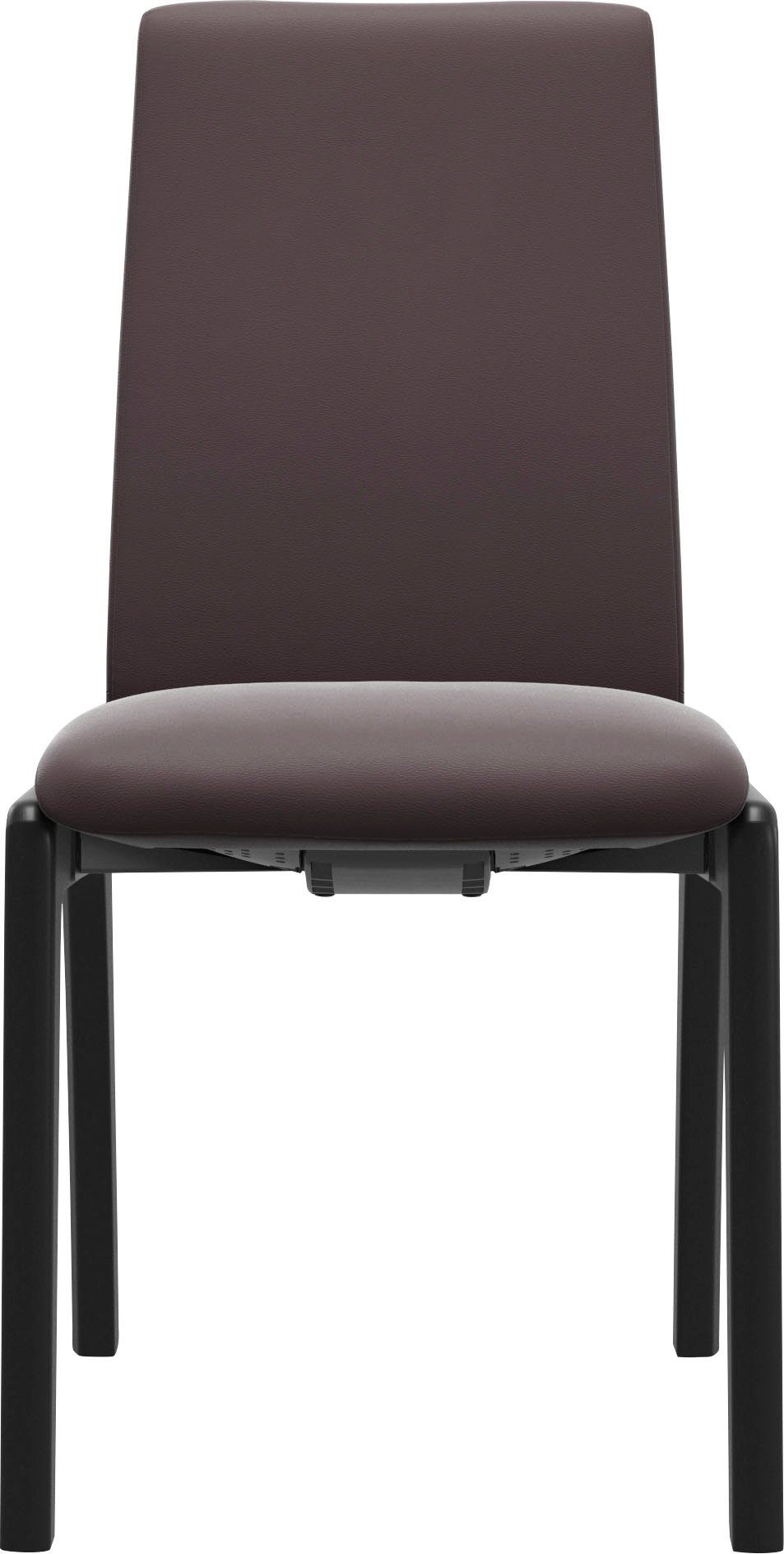 Stressless® Polsterstuhl Laurel, Low Back, Größe M, mit abgerundeten Beinen in Schwarz