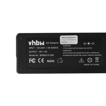 vhbw passend für Toshiba Portégé 2010, 2000, 3505 Tablet PC, 660CDT, 620CT, Notebook-Ladegerät