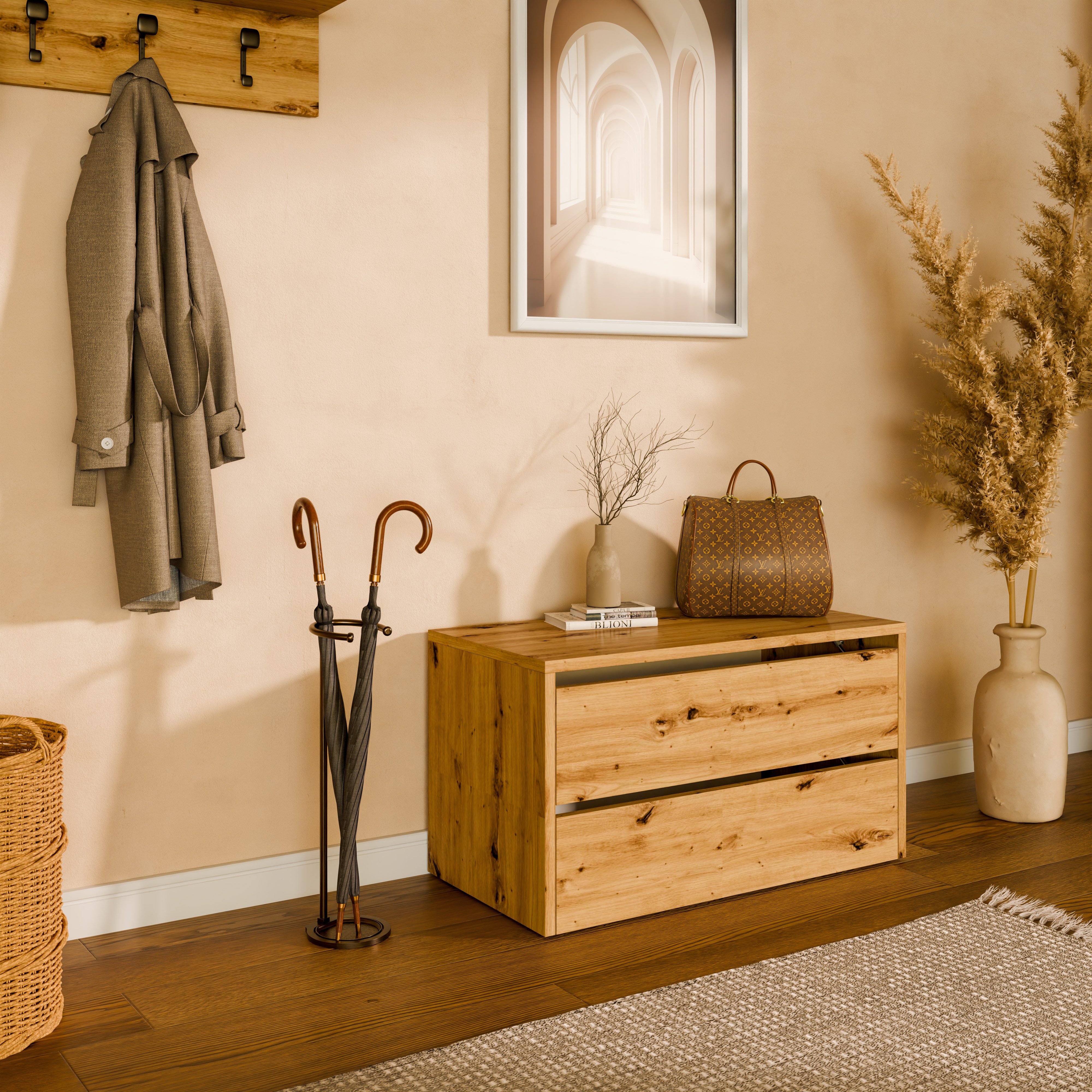 Platan Room Schuhschrank Toledo Schuhkommode Schuhregal günstig online kaufen