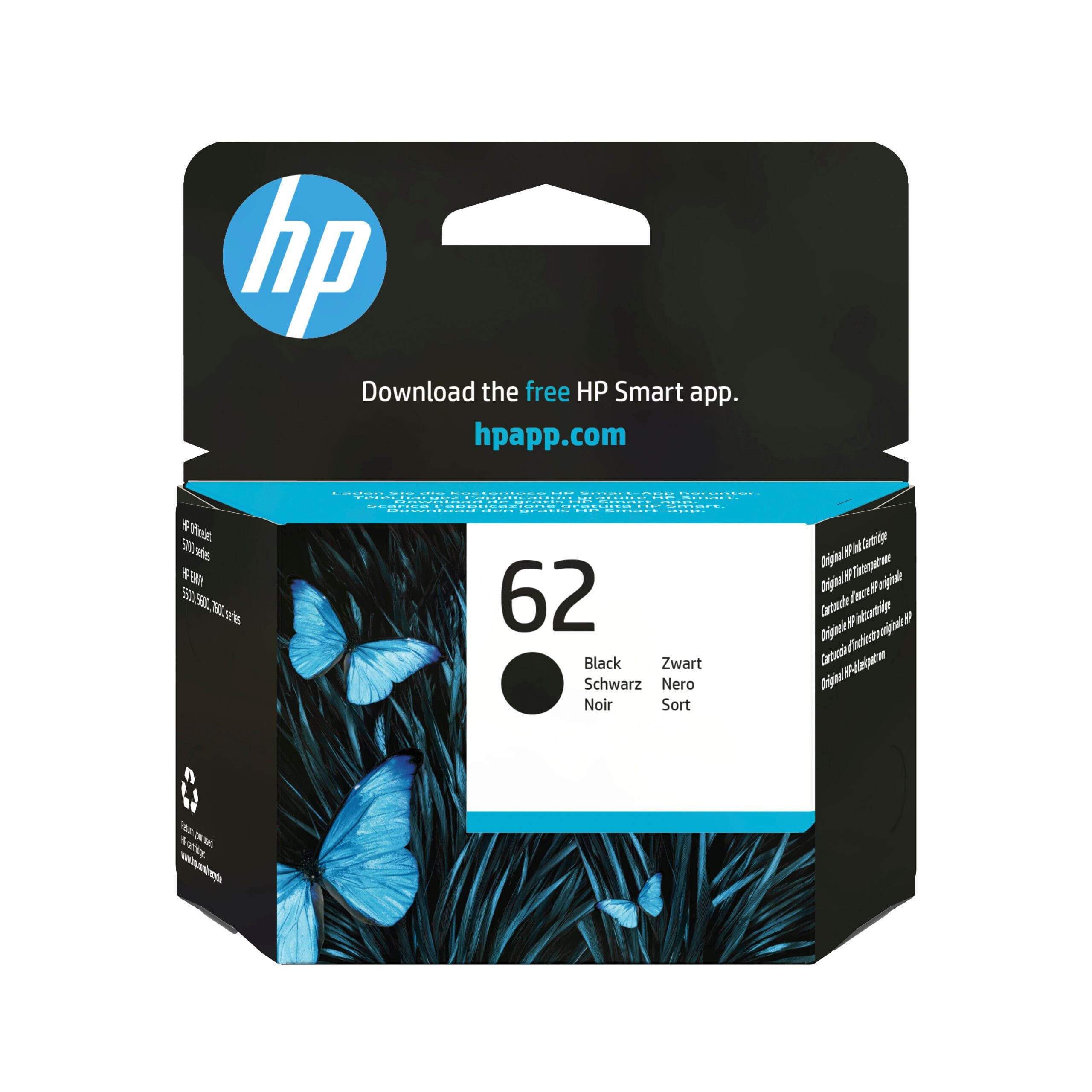 HP HP Tintenpatrone Nr. 62 C2P04AE Schwarz (ca. 200 S Tintenpatrone