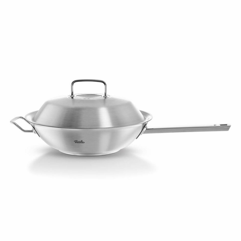 Fissler Wok pure-profi collection Ø 30 cm, Edelstahl 18/10 (1-tlg),  Produktart: Wokpfanne