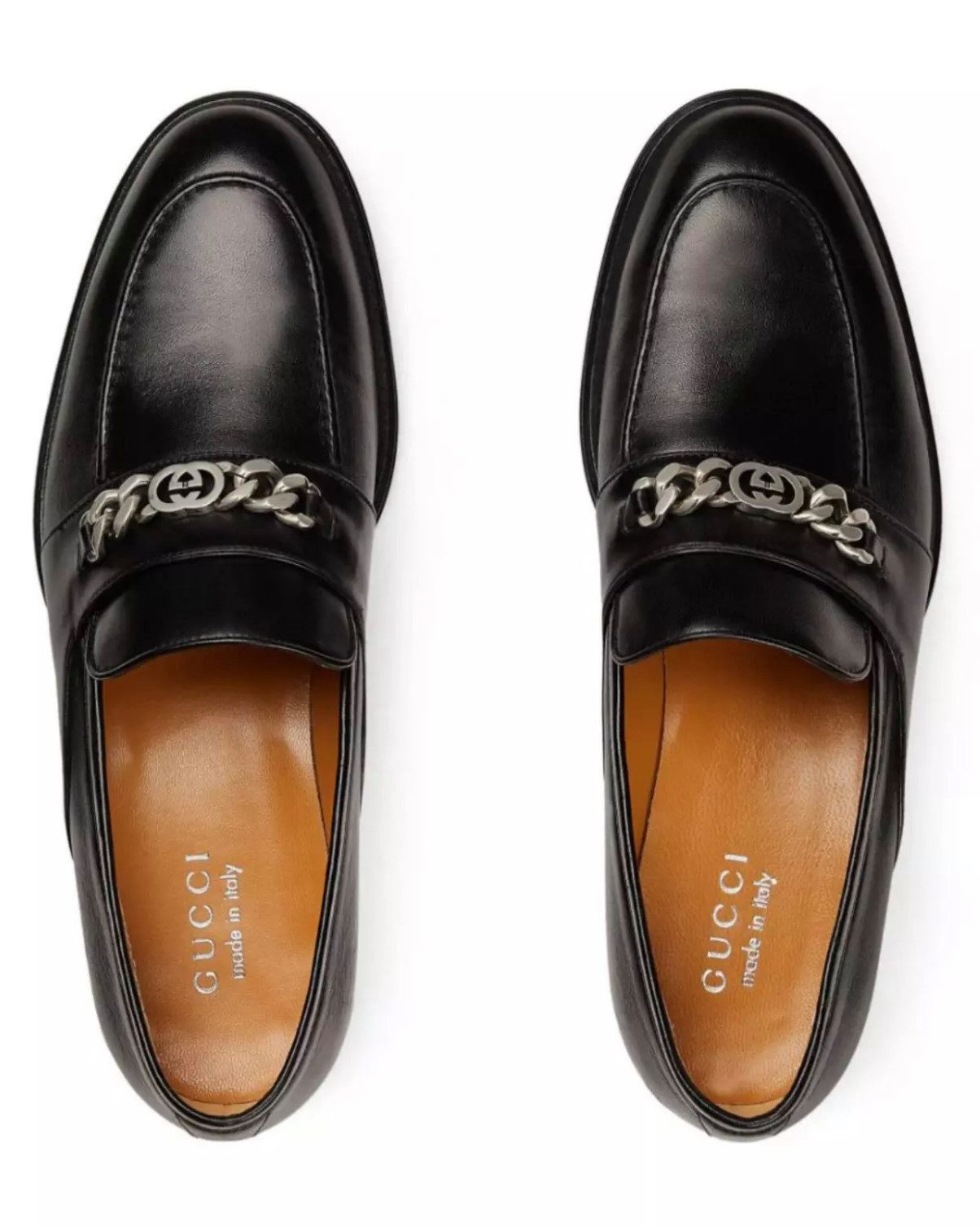 GUCCI Chain Slip-On Loafers Mokassin Kettenverzierung günstig online kaufen