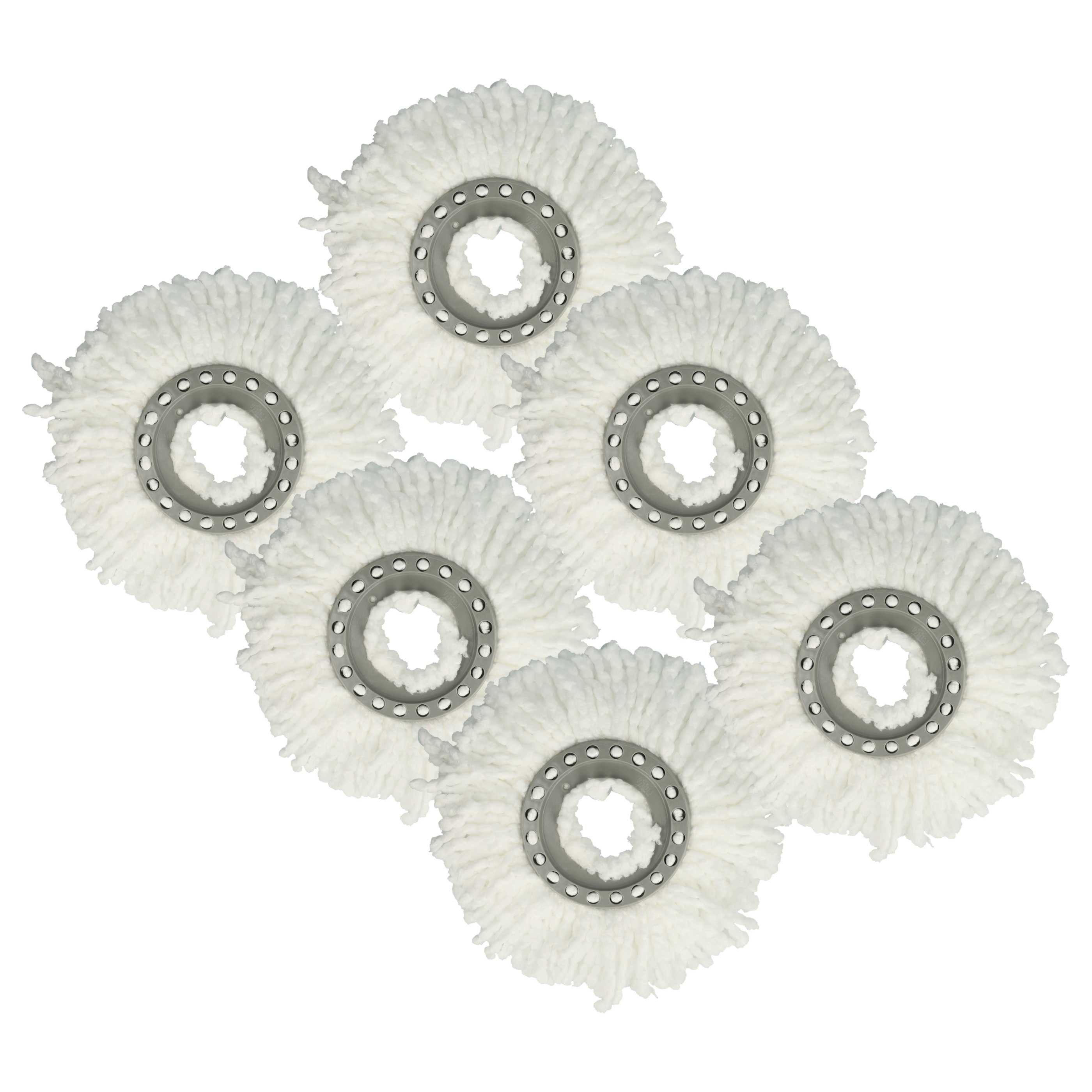 vhbw passend für Leifheit Clean Twist Mop Ergo, Clean Twist Disc Mop, Clean Wischmopp-Ersatzkopf (Mikrofaser)