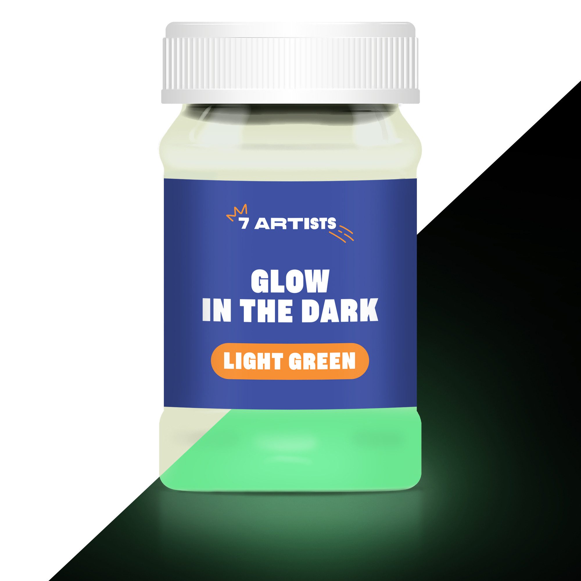 Acrylfarbe 7 Artists Fluoreszierende Acrylfarbe Neon, Nachtleuchtende Farbe
