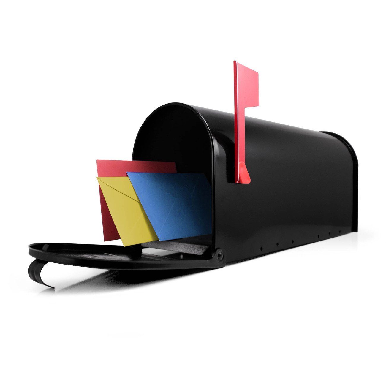 22 USA), Briefkasten, cm Mailbox banjado (Amerikanischer Amerikanischer original x Mississippi aus 51 x Briefkasten 17 schwarz