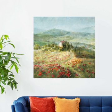 Posterlounge Wandfolie Danhui Nai, Sommer in der Provence, Wohnzimmer Landhausstil Malerei