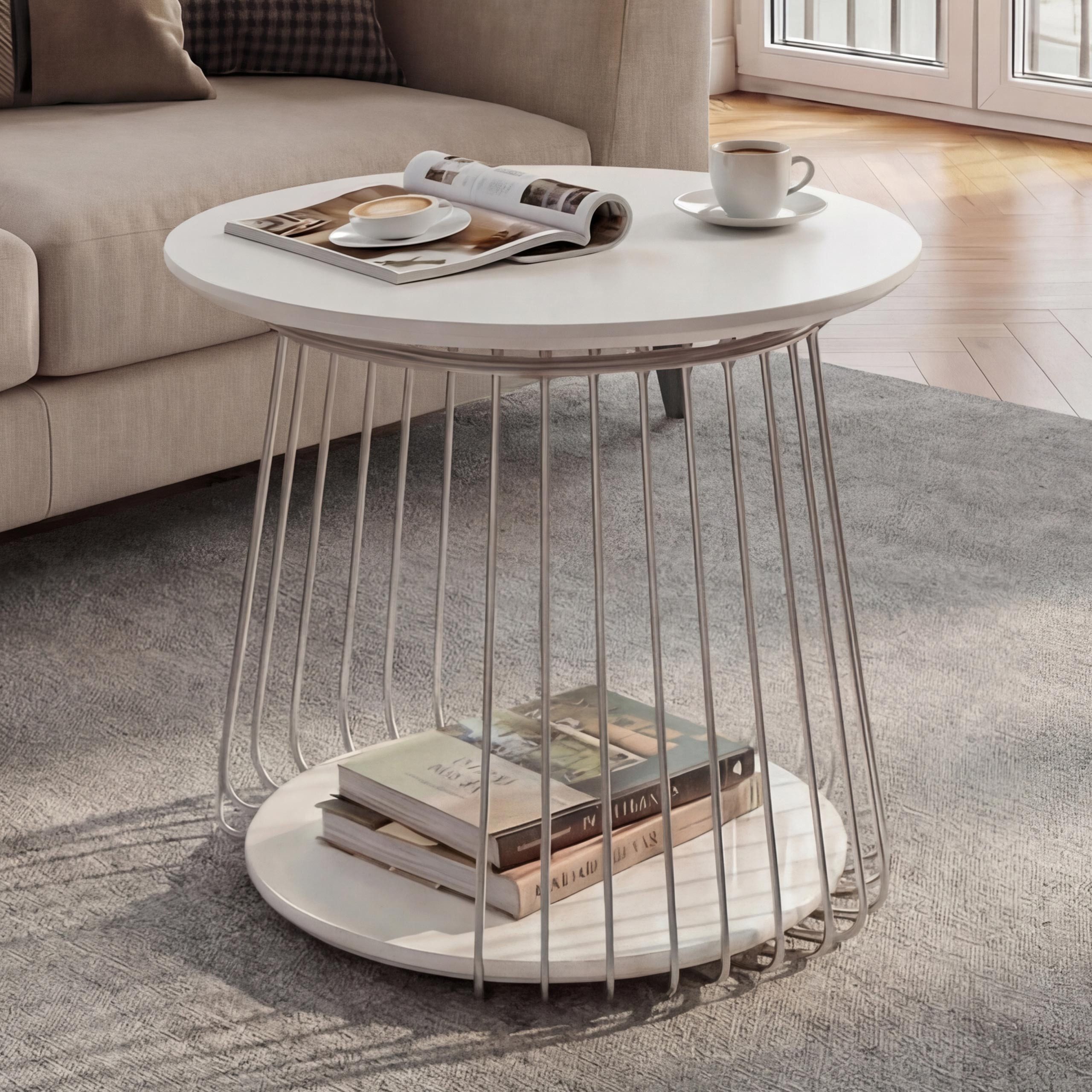 MCW Couchtisch MCW-P60, Inklusive Fußbodenschoner