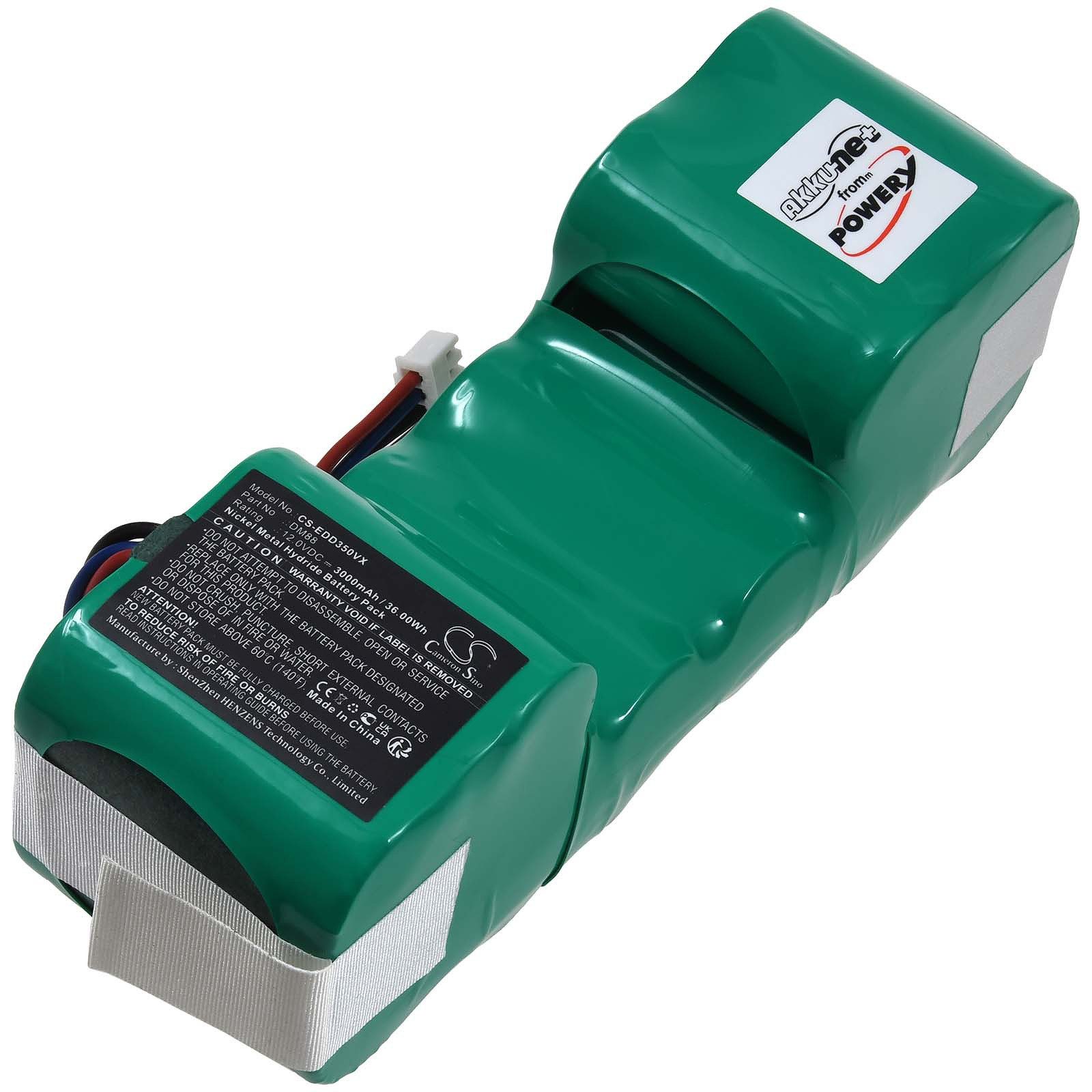 Powery Akku für iRobot Typ 4720110 Staubsauger-Akku 3000 mAh (12 V)