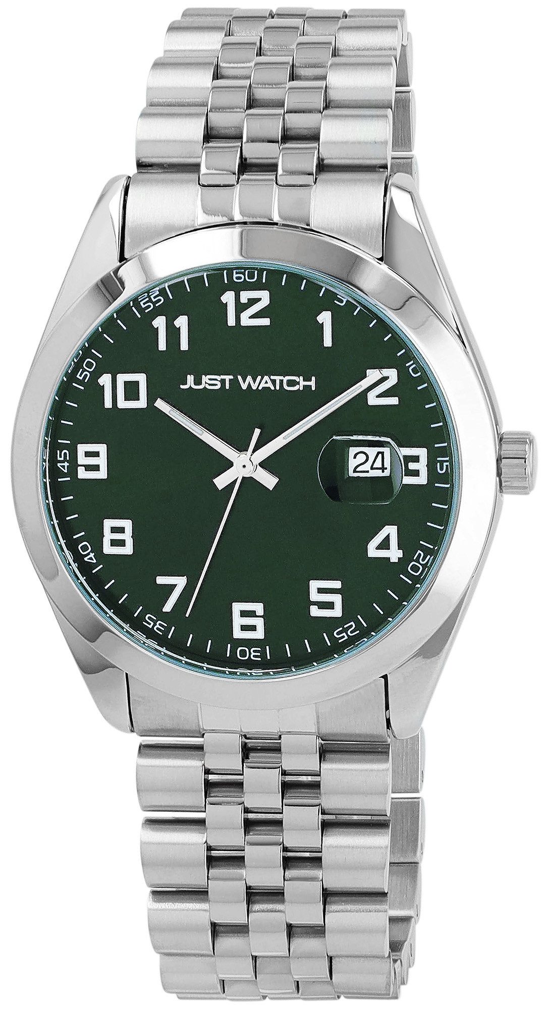 Just Watch Quarzuhr JW20182 Mit Edelstahl Gliederarmband, Datumsanzeige, D 42 mm
