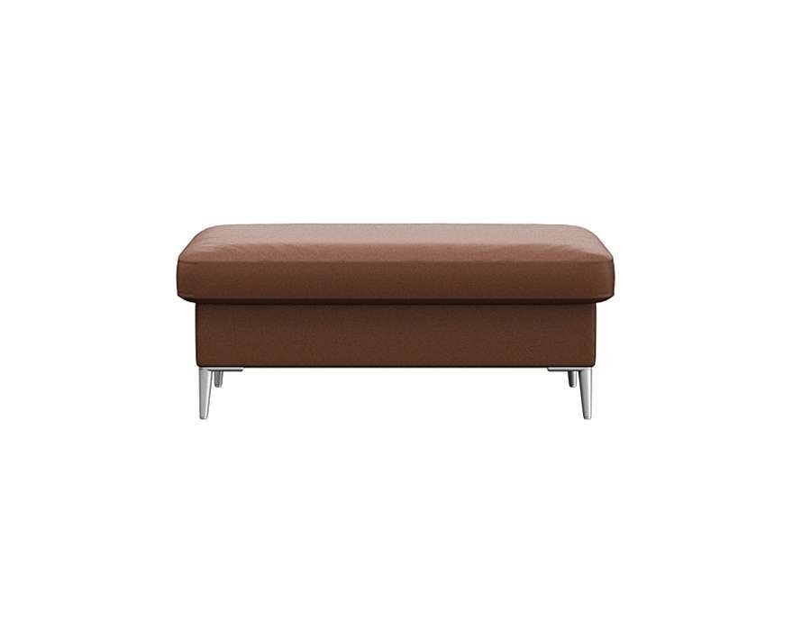FLEXLUX Pouf Fiore, Kaltschaum, Füße Alu