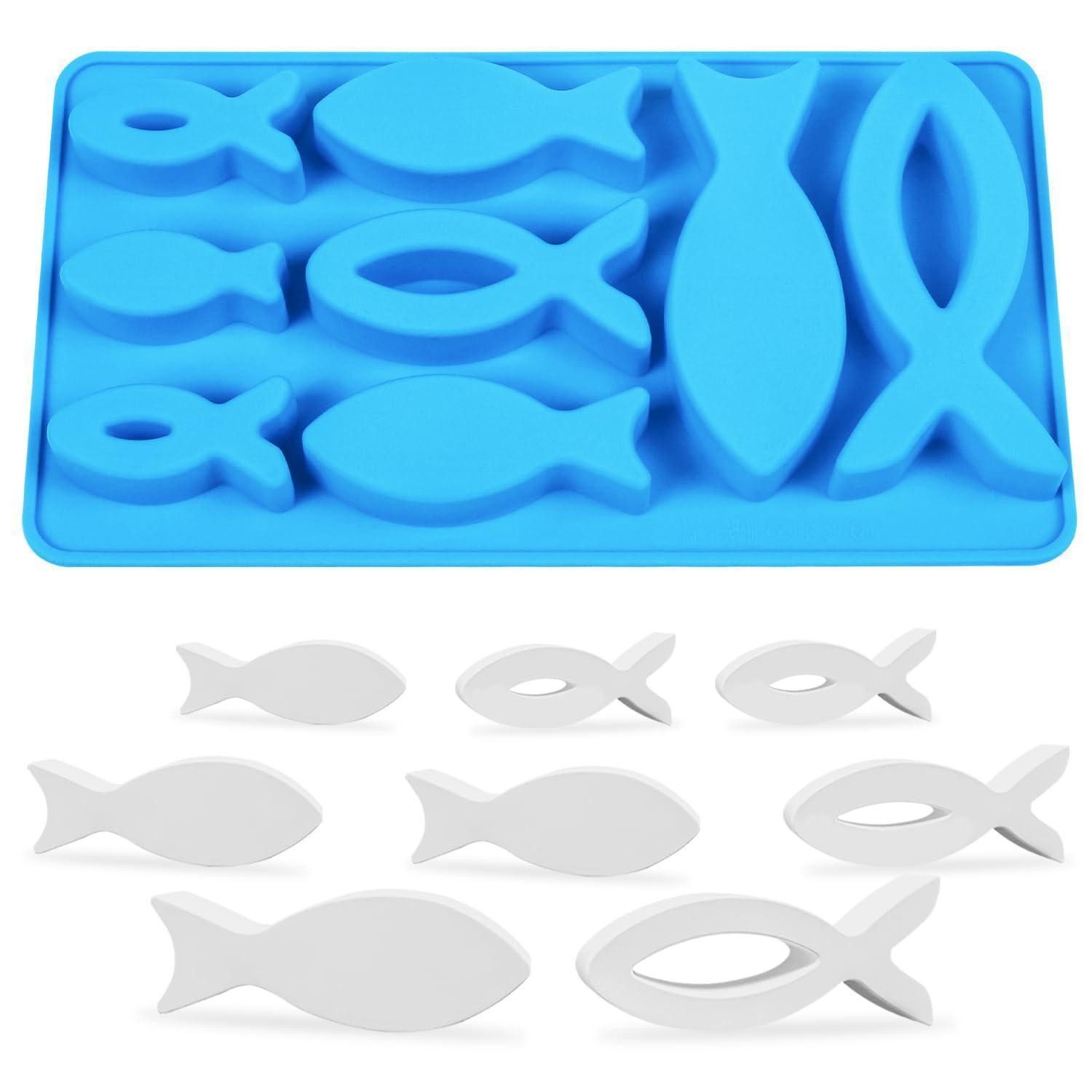 LuxusKollektion Silikonform Silikonform Fisch, Gießform für Deko & Backen, (1-tlg)