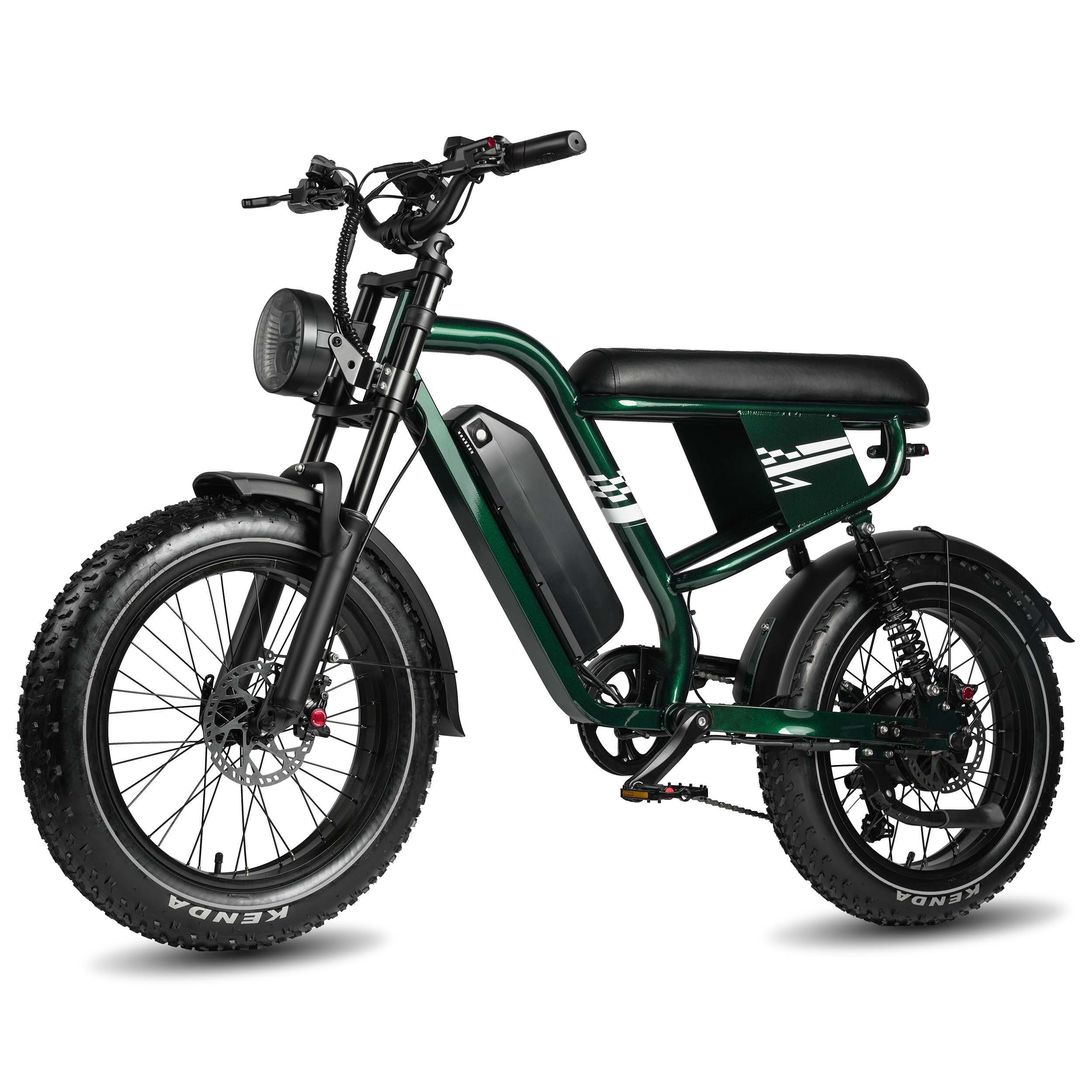 Vankel E-Bike Cityrad MX10 E-Fahrrad 648WH Pedelec, 48V 13,5 AH 100 km Reichweite, Kettenschaltung, Heckmotor, 648 Wh