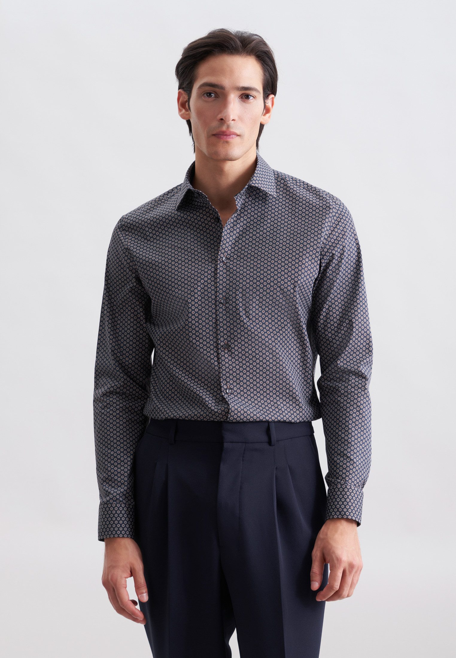 Businesshemd Schwarze Rose