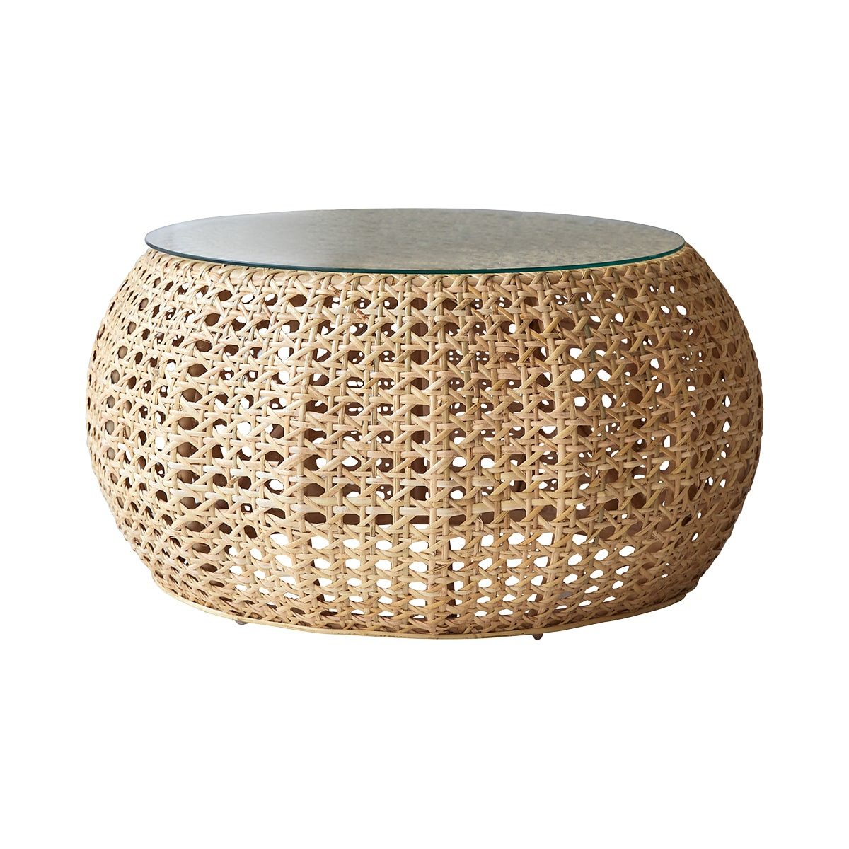 Tikamoon Couchtisch Esther Couchtisch aus Rattan günstig online kaufen