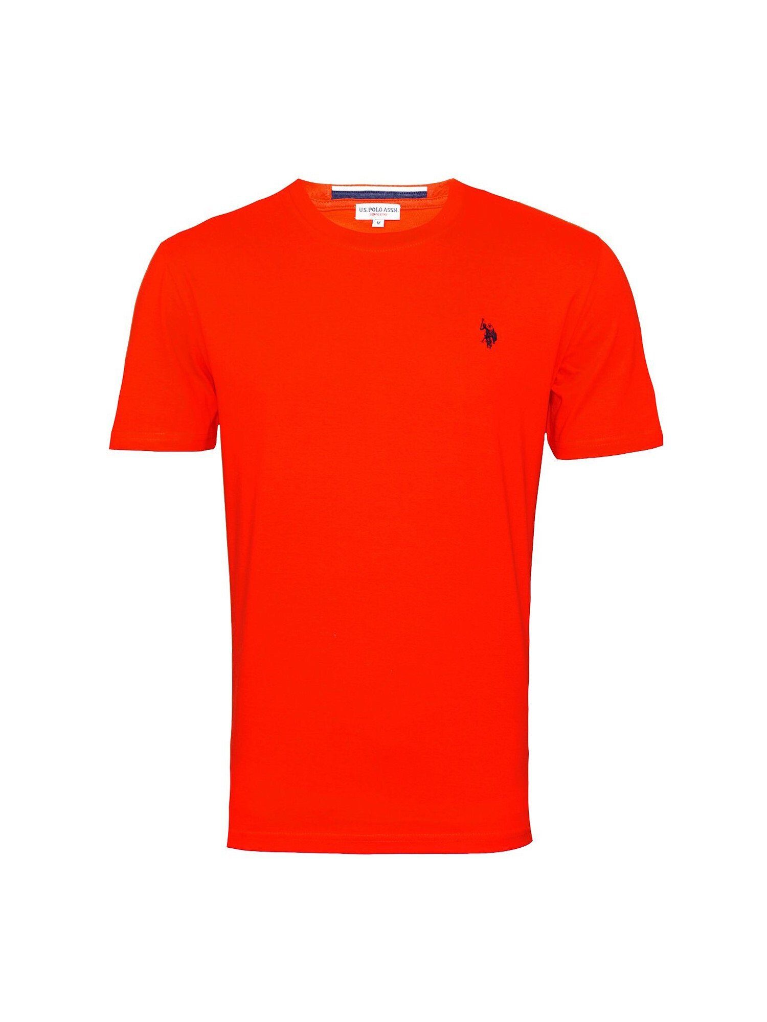 T-Shirt T-Shirt rot Shirt Assn Polo Kurzarmshirt Shortsleeve Rundhals U.S.