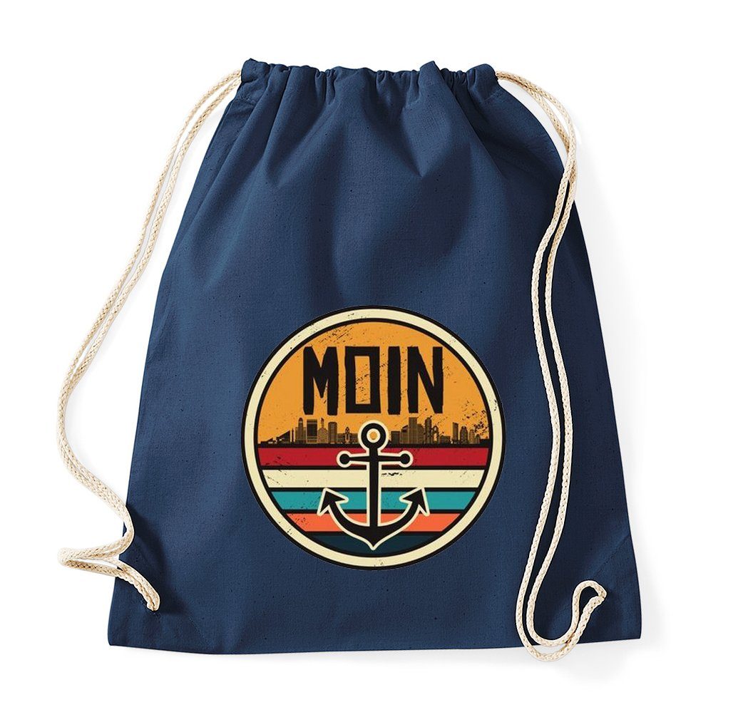 Youth Designz Turnbeutel MOIN Baumwollbeutel Tasche Turnbeutel, mit modischem Print