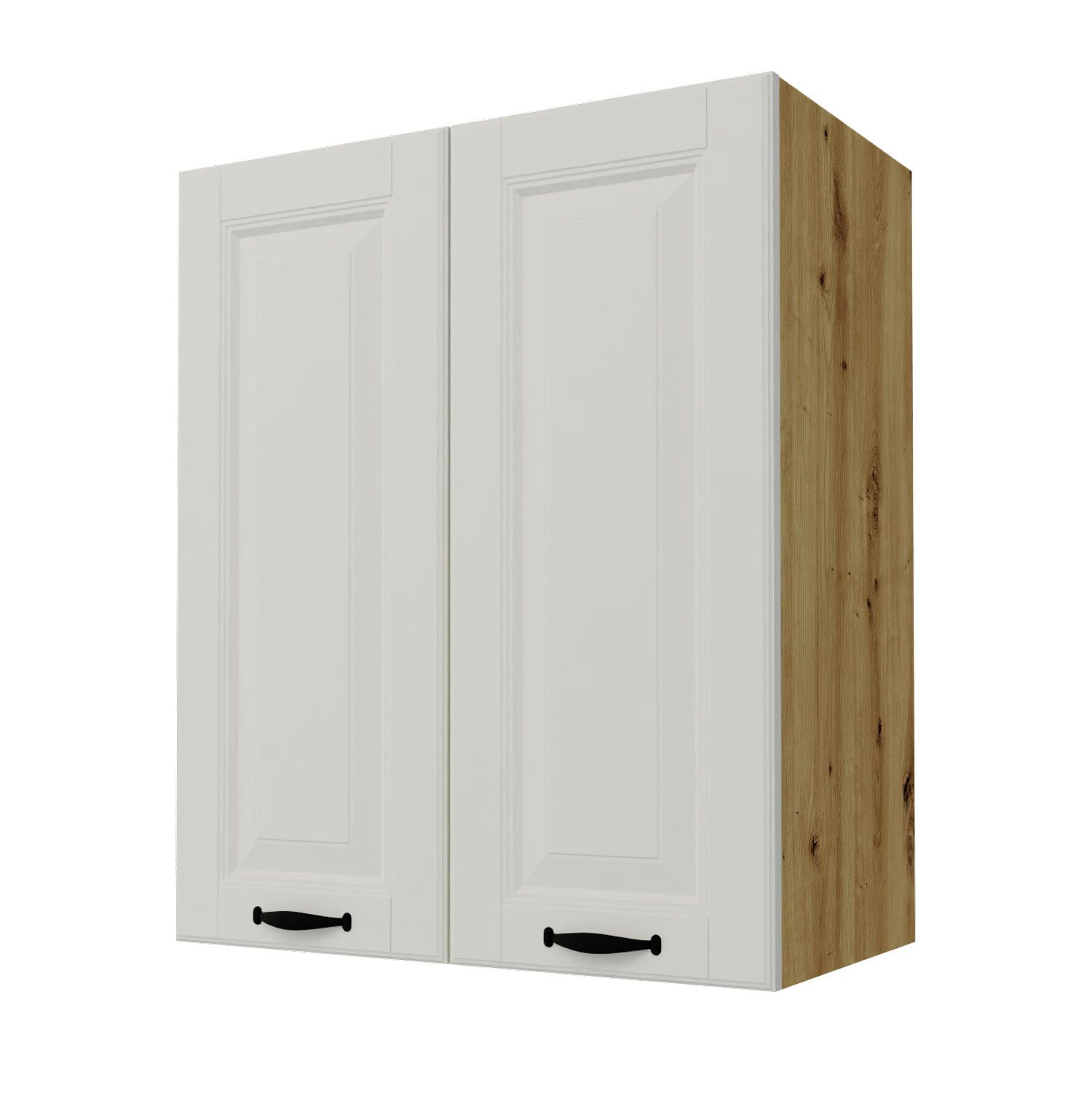 Feldmann-Wohnen Klapphängeschrank Prato (Prato, 1-St., Küchenhängeschrank) 60x32,5x72cm eiche artisan - ICA® 0243 grigio medio (PR-W3/60)