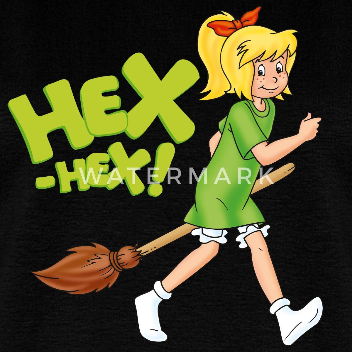 Spreadshirt T-Shirt Bibi Blocksberg Mit Kartoffelbrei Hex-Hex Frauen Premium T-Shirt (1-tlg)