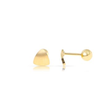 Made by Nami Ohrring-Set Dreieckige Ohrringe Gold für Damen Wasserfester Schmuck, Minimalistisch Geschenk für Sie