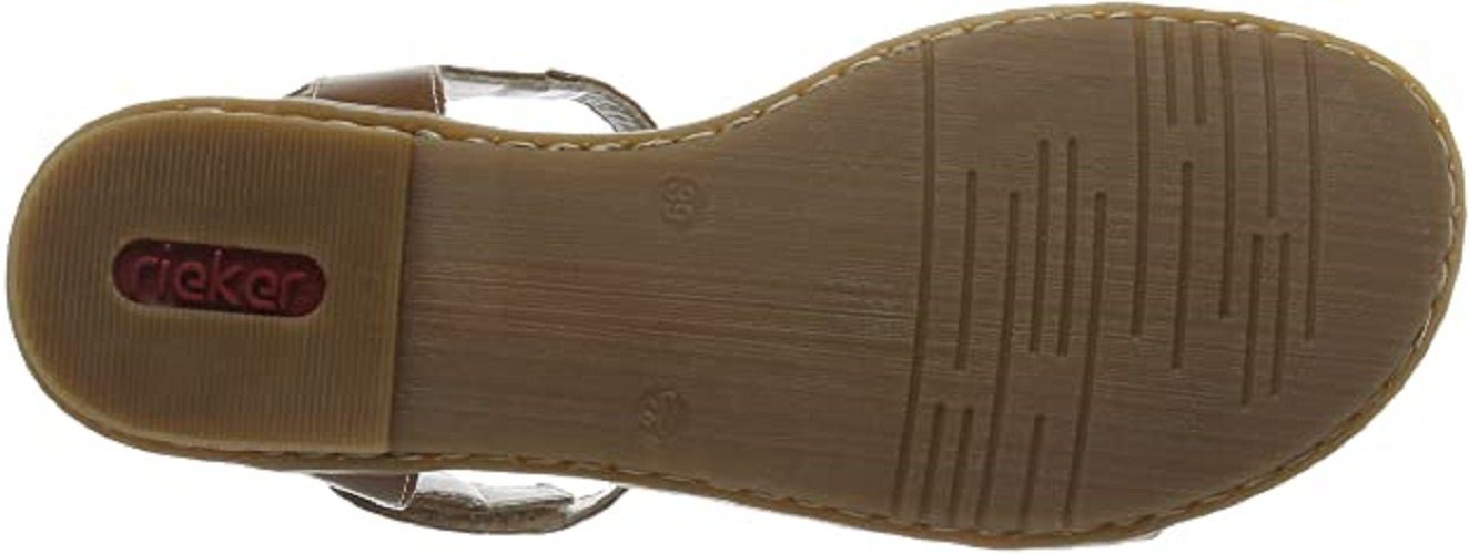 Schuhe Sandalen Rieker Riemchensandale mit angesagtem Schmuckelement, 64278-60