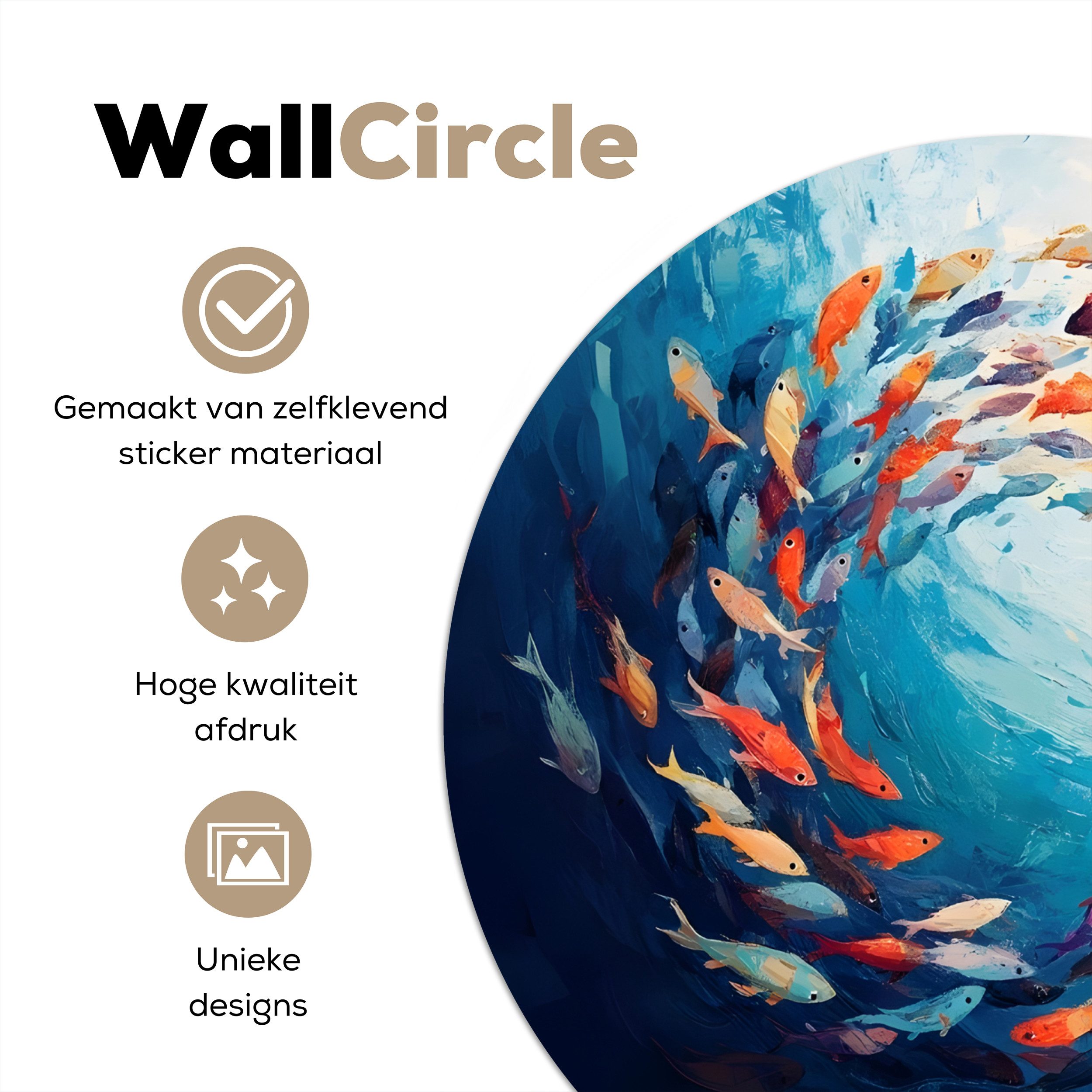 MuchoWow Wandsticker Meer - Fische - günstig online kaufen