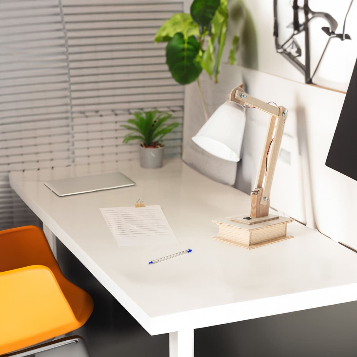 matches21 HOME & HOBBY Holzbausatz „Tischlampe“ Elektronik Bastelset Holzba günstig online kaufen