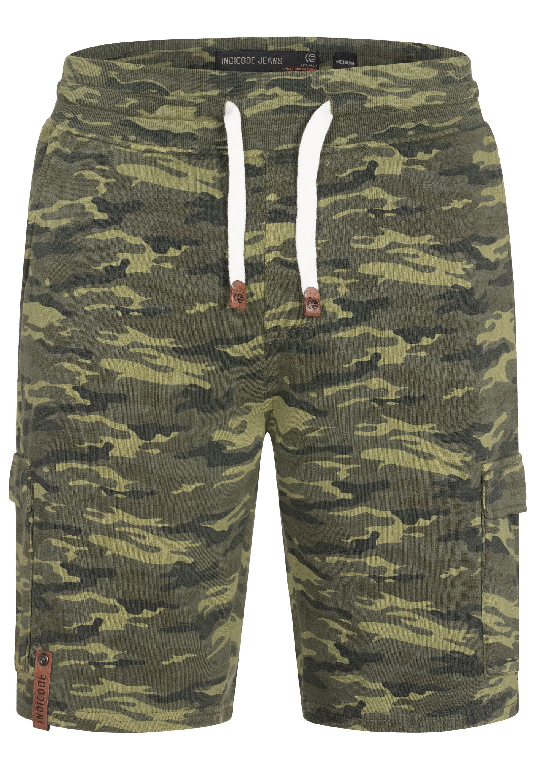 Indicode Sweatshorts White Rock aus 100 günstig online kaufen