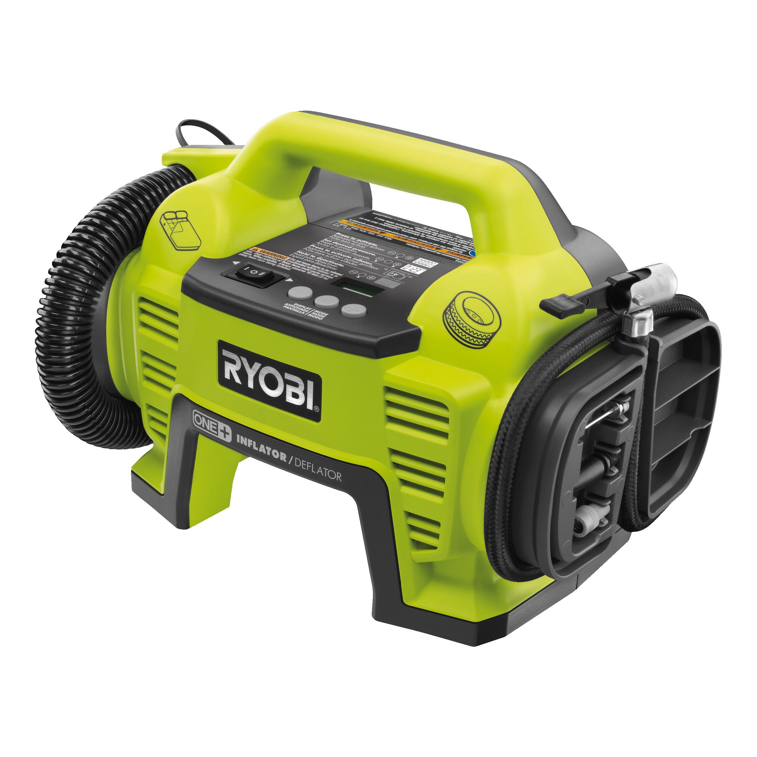 Ryobi Akku-Handkompressor Ryobo Kompressor R18I-0 ohne Akku und Ladegerät, 10,3 Bar