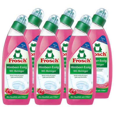 FROSCH Frosch Himbeer-Essig WC-Reiniger 750 ml - Gegen Kalk und Urinstein (6e WC-Reiniger