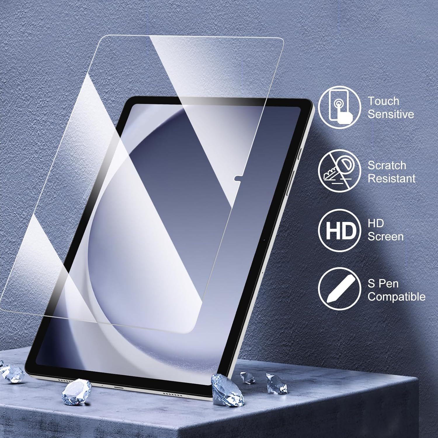 Fintie Tablet-Hülle für Samsung Galaxy Tab A11+ Plus 11" 2025 / Tab A9+ Plus 11 Zoll 2023 11 Zoll, mit Schutzfolie, Ultradünne Kunstleder Schutzhülle mit Standf – Bild 4 von 5